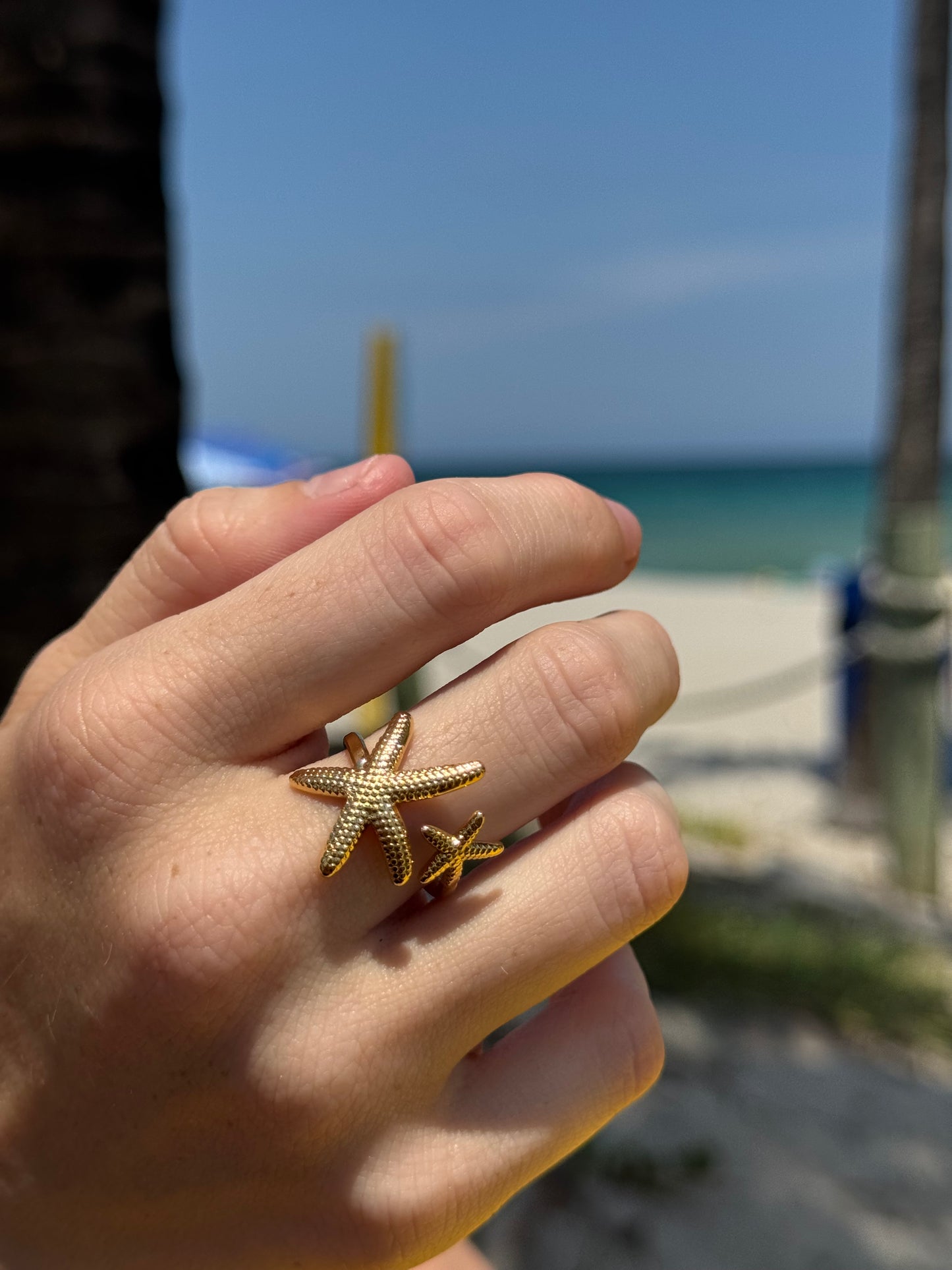 Starfish Adjustable Ring