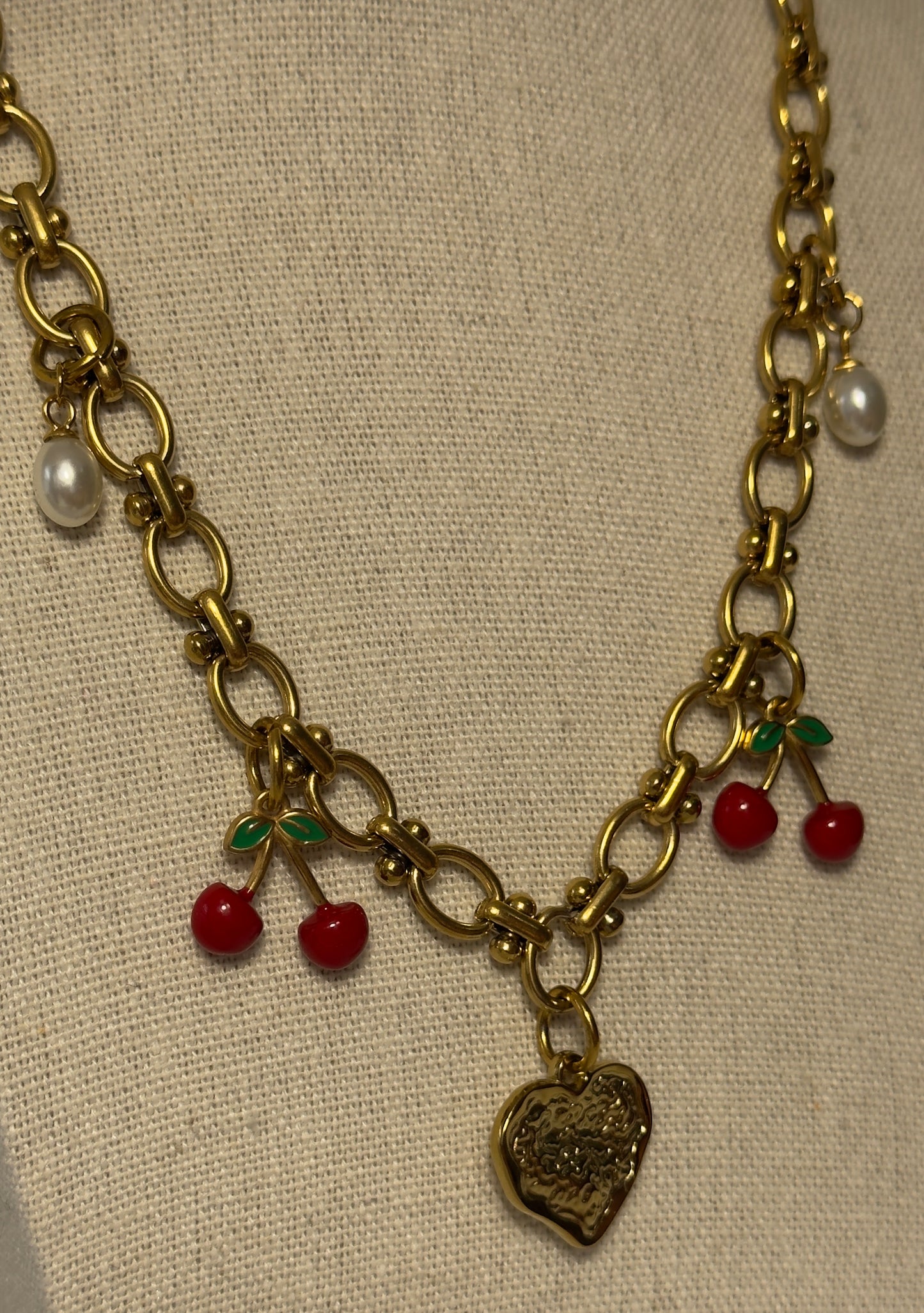 Heart 💛 🍒 Custom Necklace