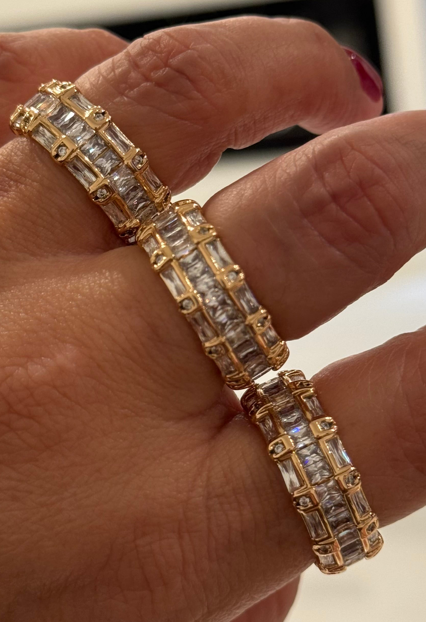 Bold Baguette Statement Band