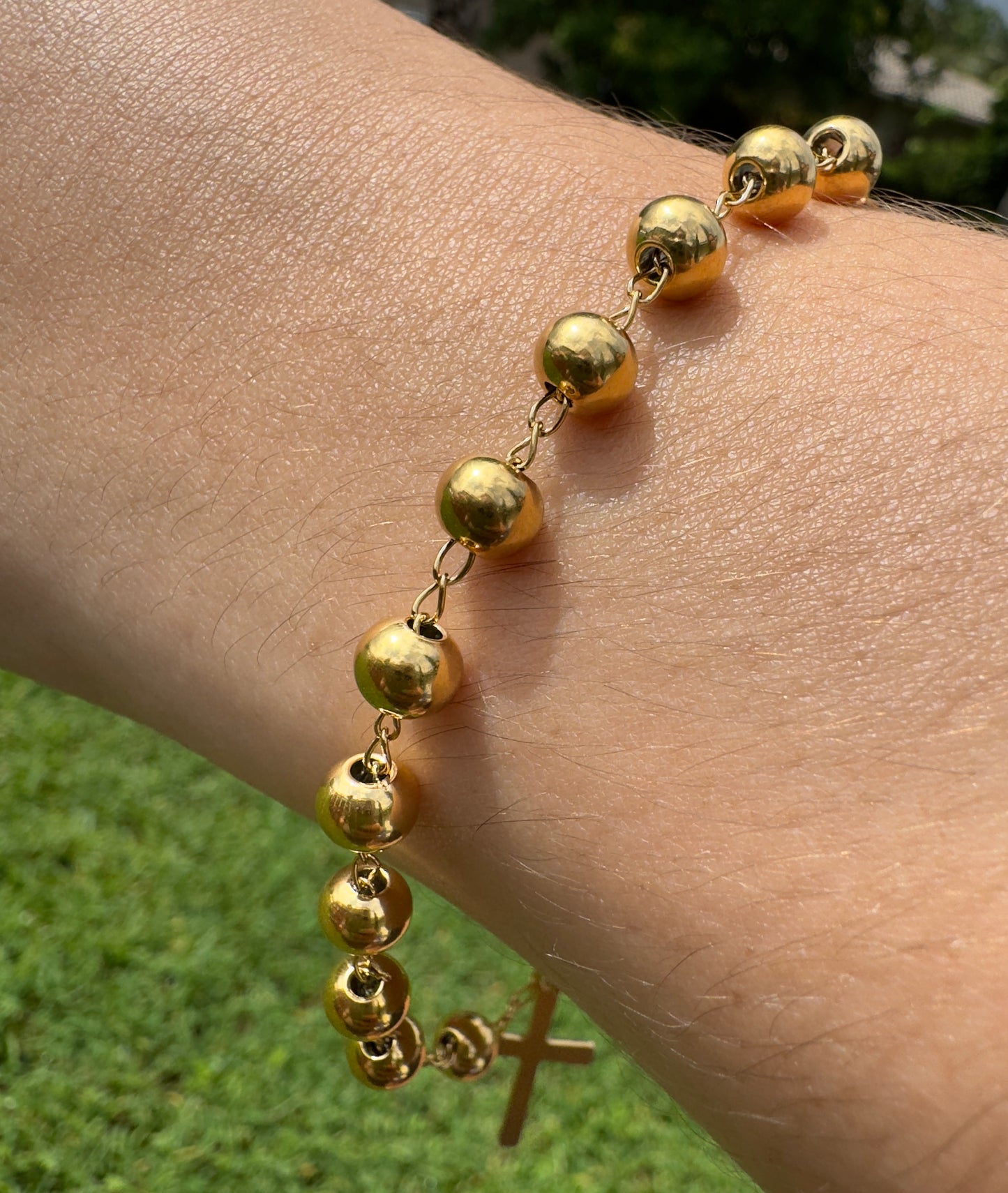 Beaded Rosary Bracelet