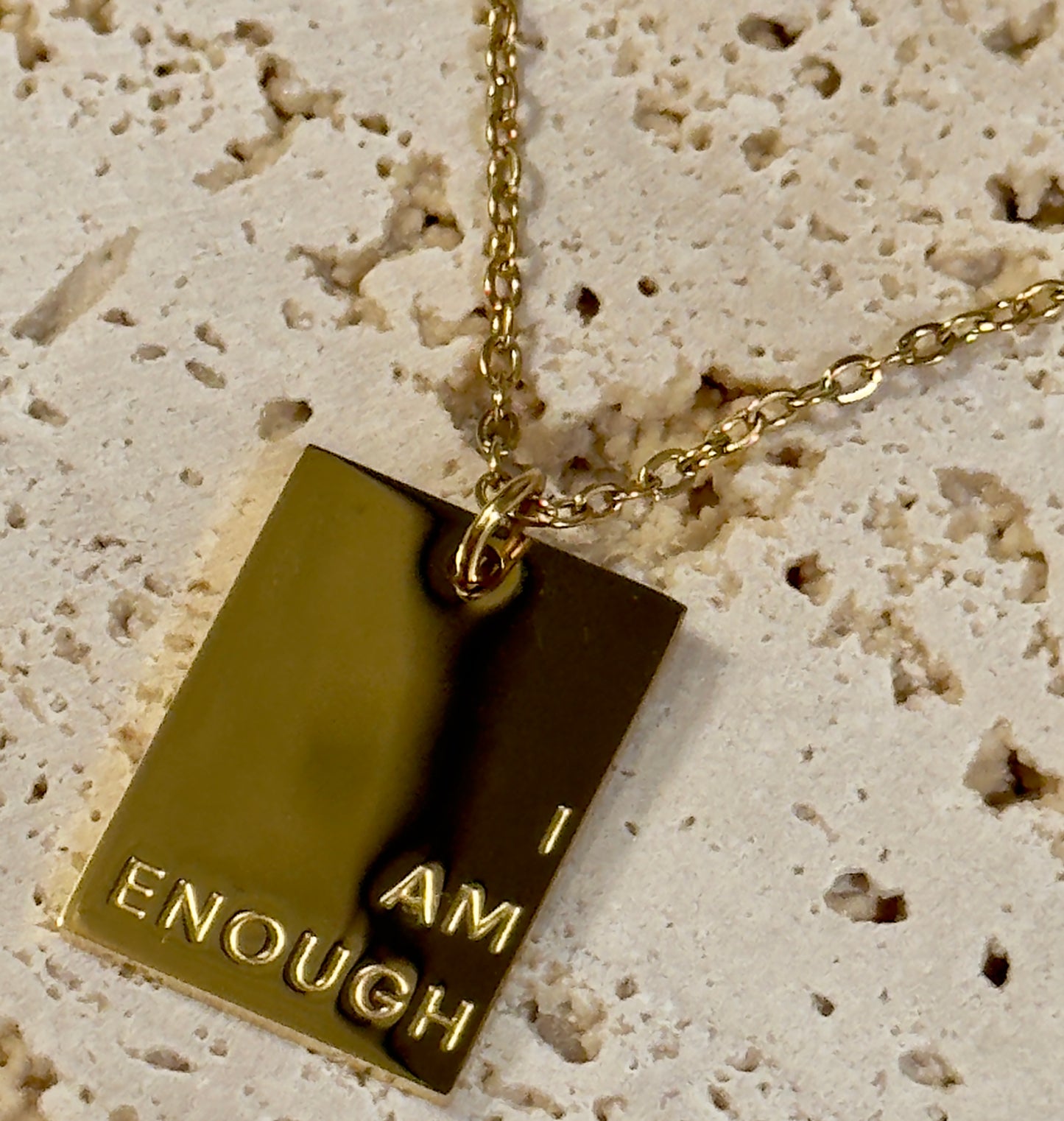 Love Letter Square Pendant Necklaces