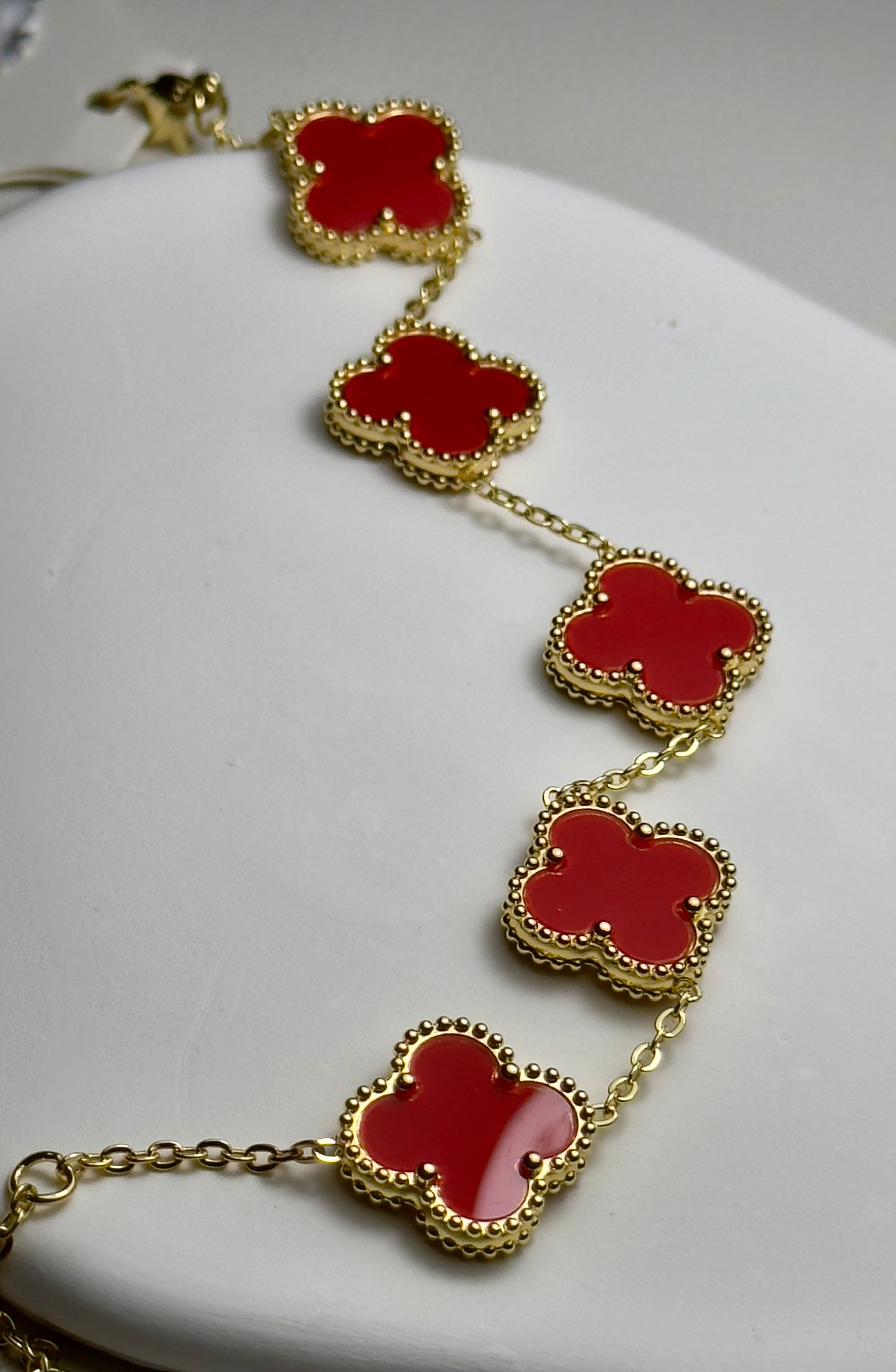 Clover Link Bracelet – 18K Gold Plated Stainless Steel