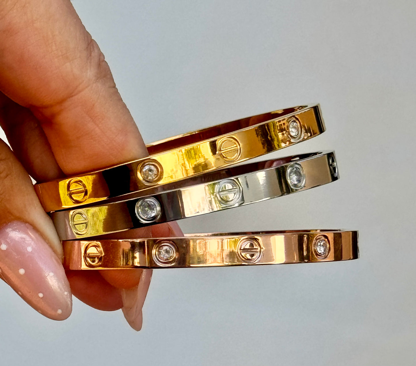 Screw Clip Lock Bangle