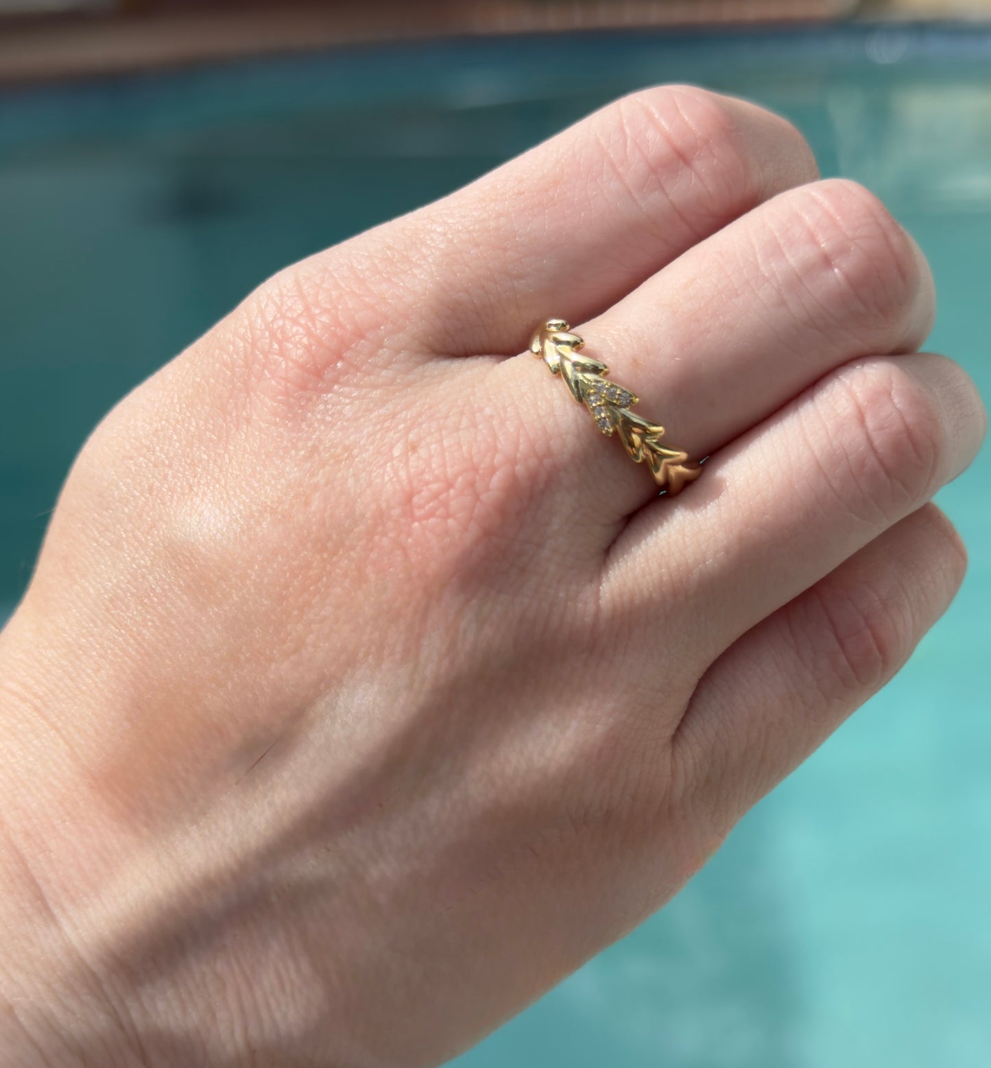 Heart Band With Crystals