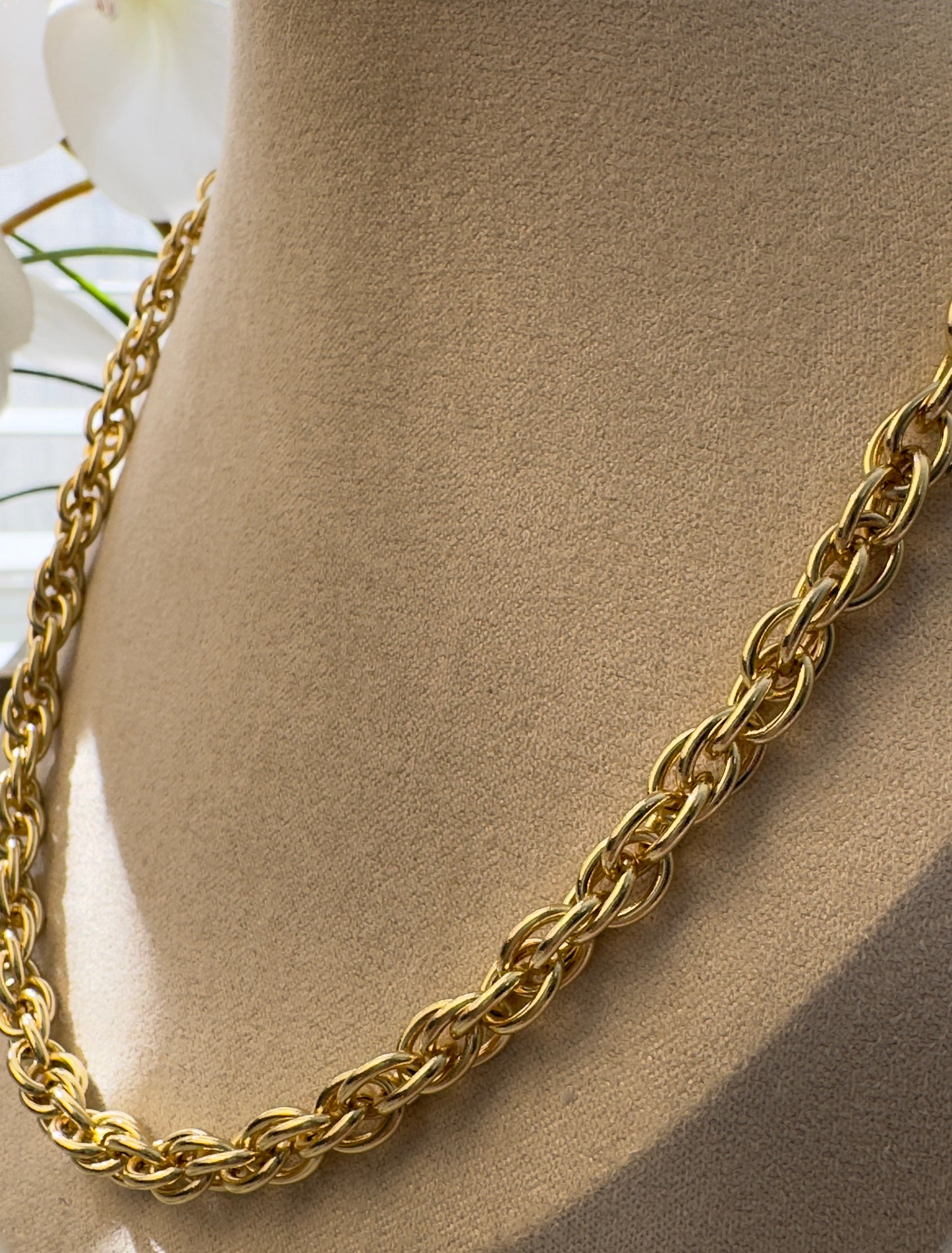 14kt laminated necklace