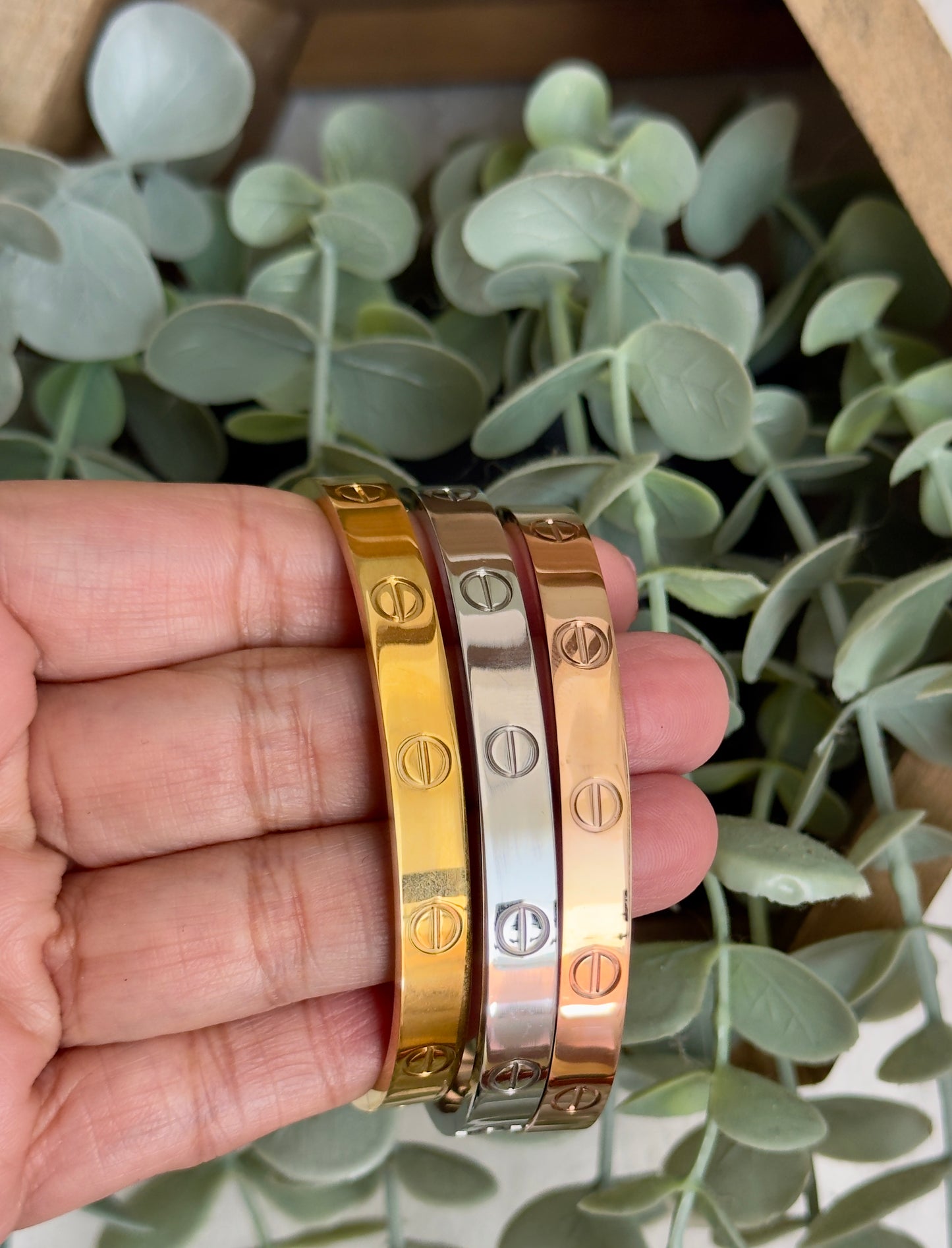 Brazalete de tornillo clásico