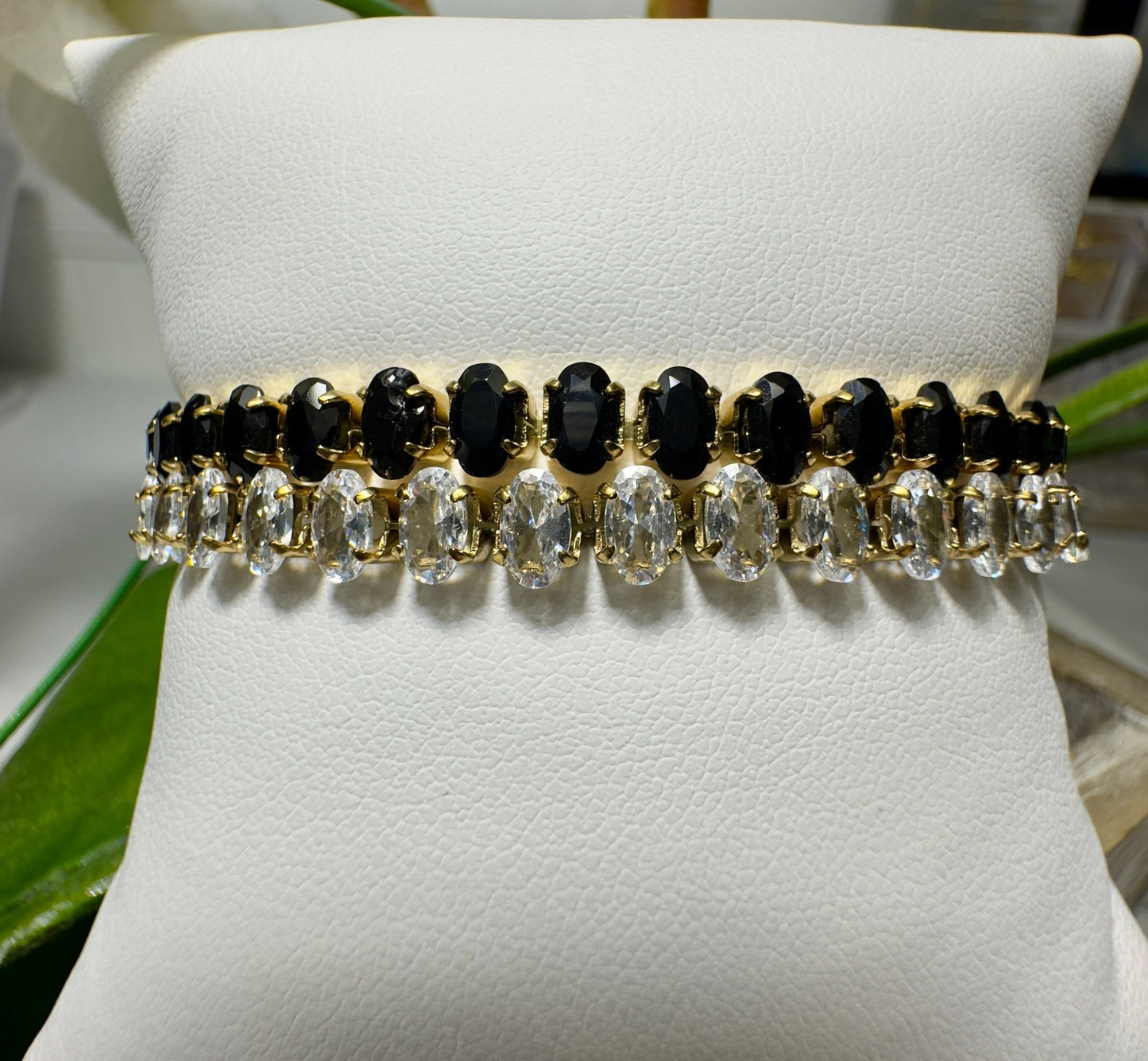 Big Oval tennis bracelet 7 inches - Figi JewelsTennis bracelet