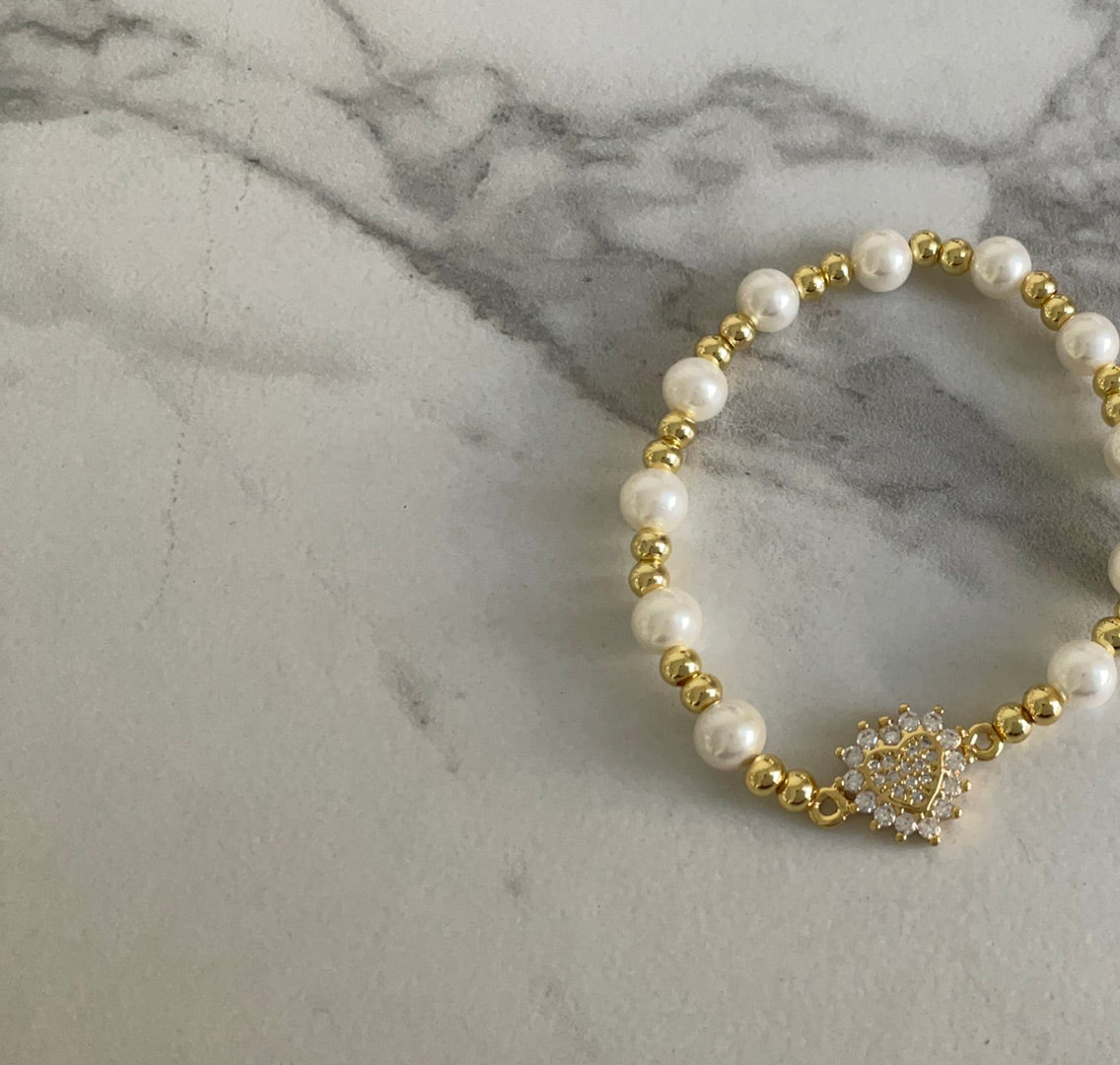 Small pearl beads bracelet - Figi JewelsPearl bracelet
