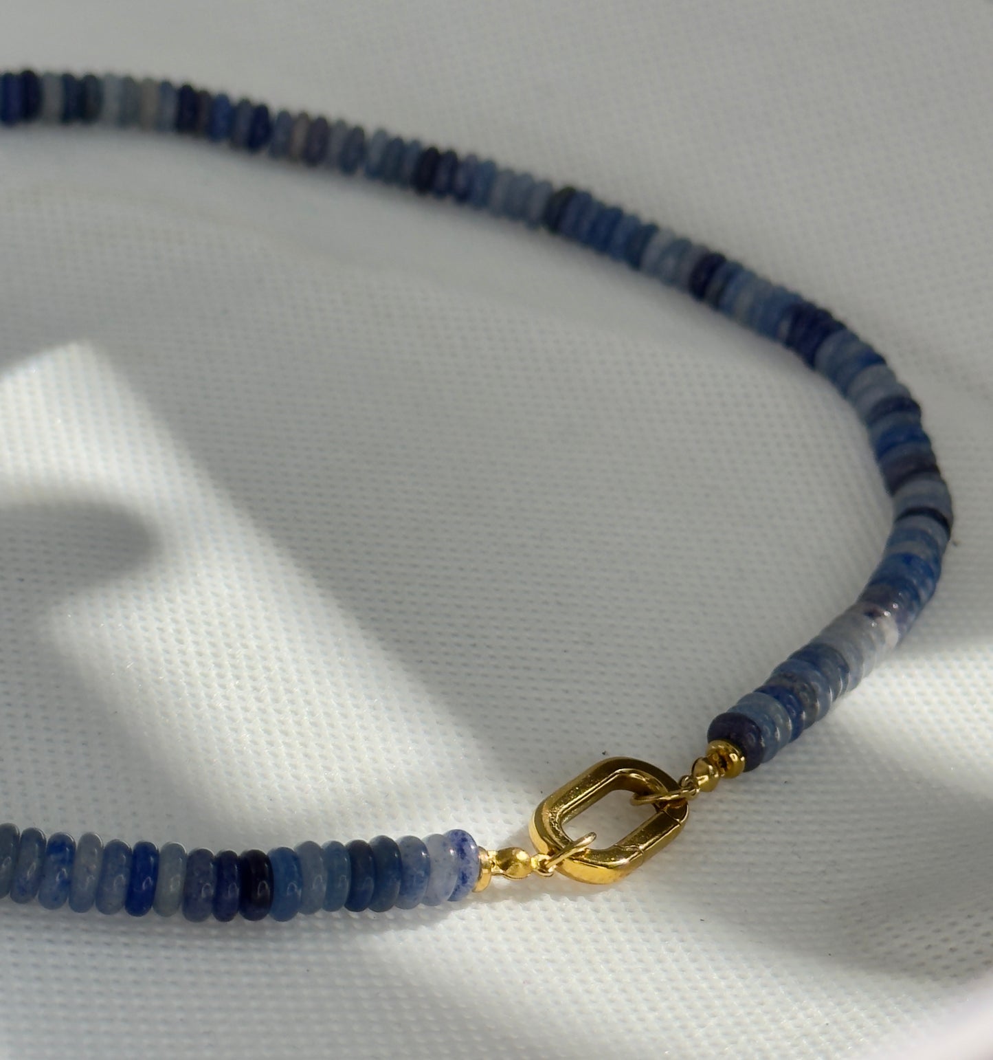 Blue Aventurine Natural Stone Necklace