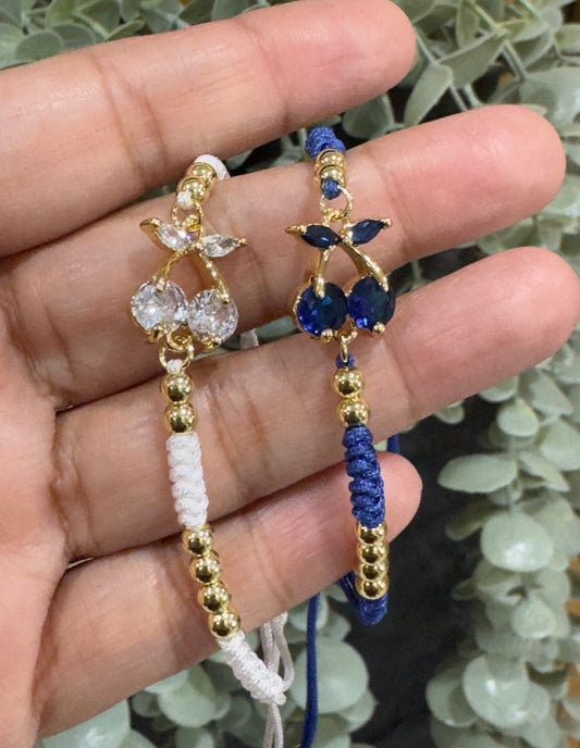 Cherry 🍒 Charm Adjustable Bracelet