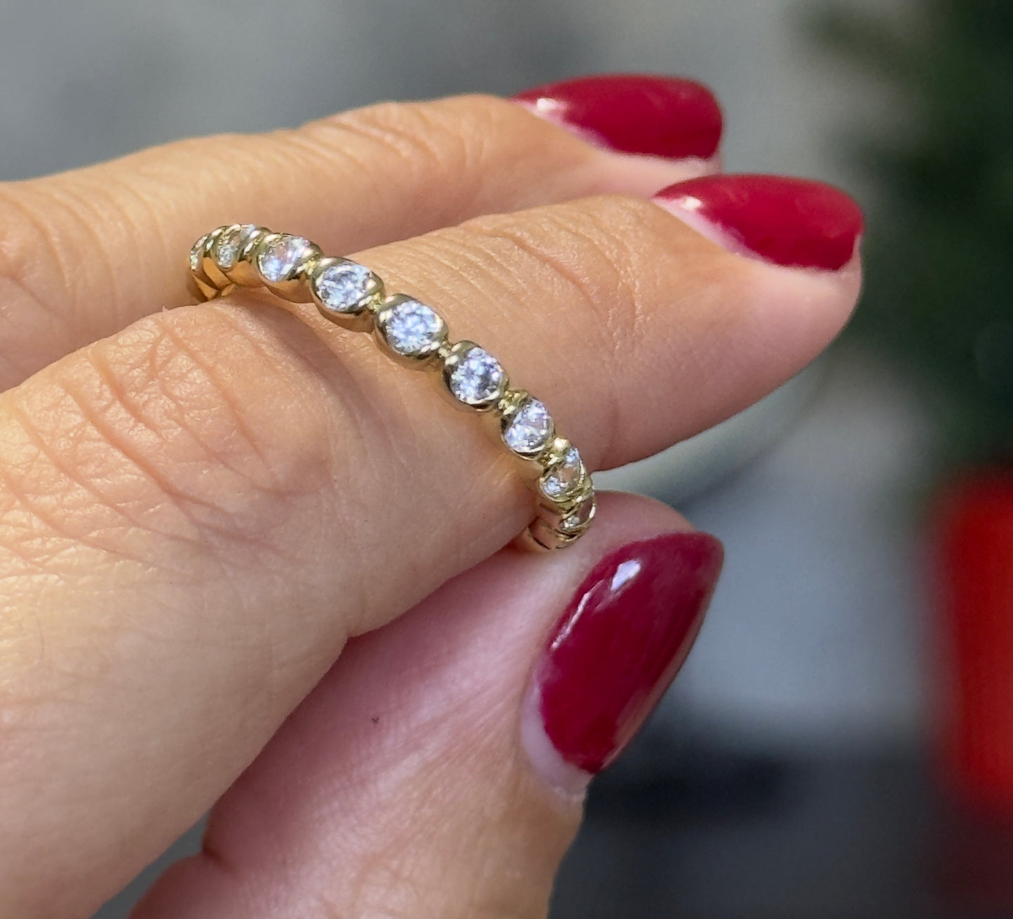 Round Eternity Band Ring