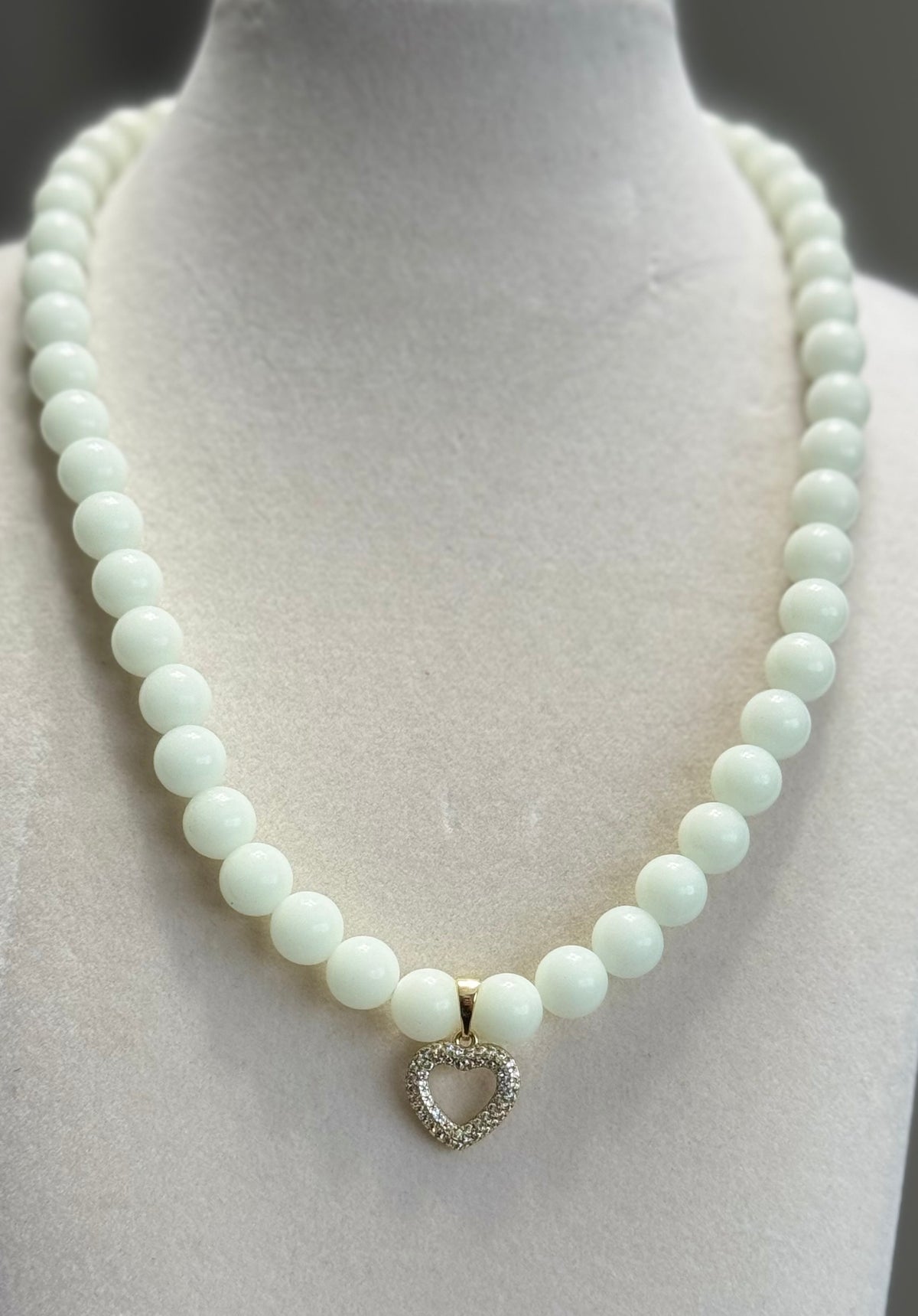 Handmade Acrylic Beaded Charm Necklace