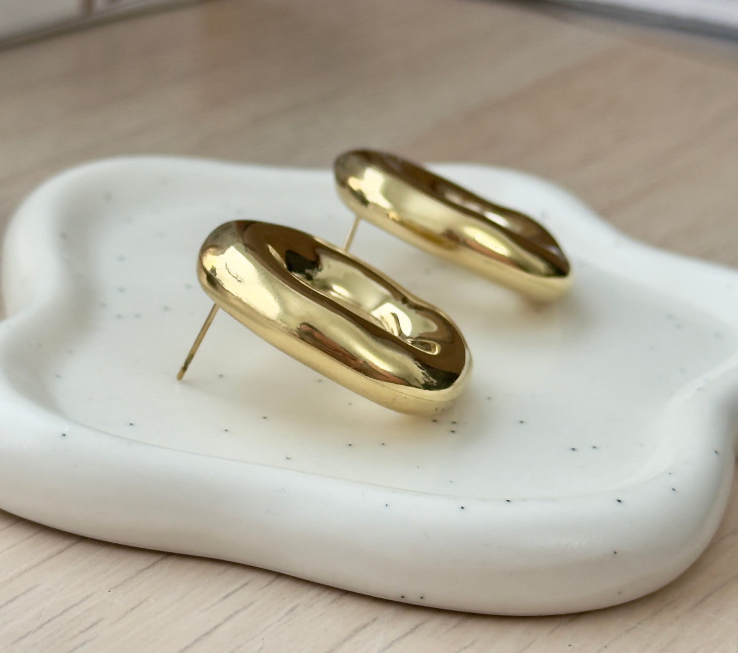 Bold Chunky Circle Earrings