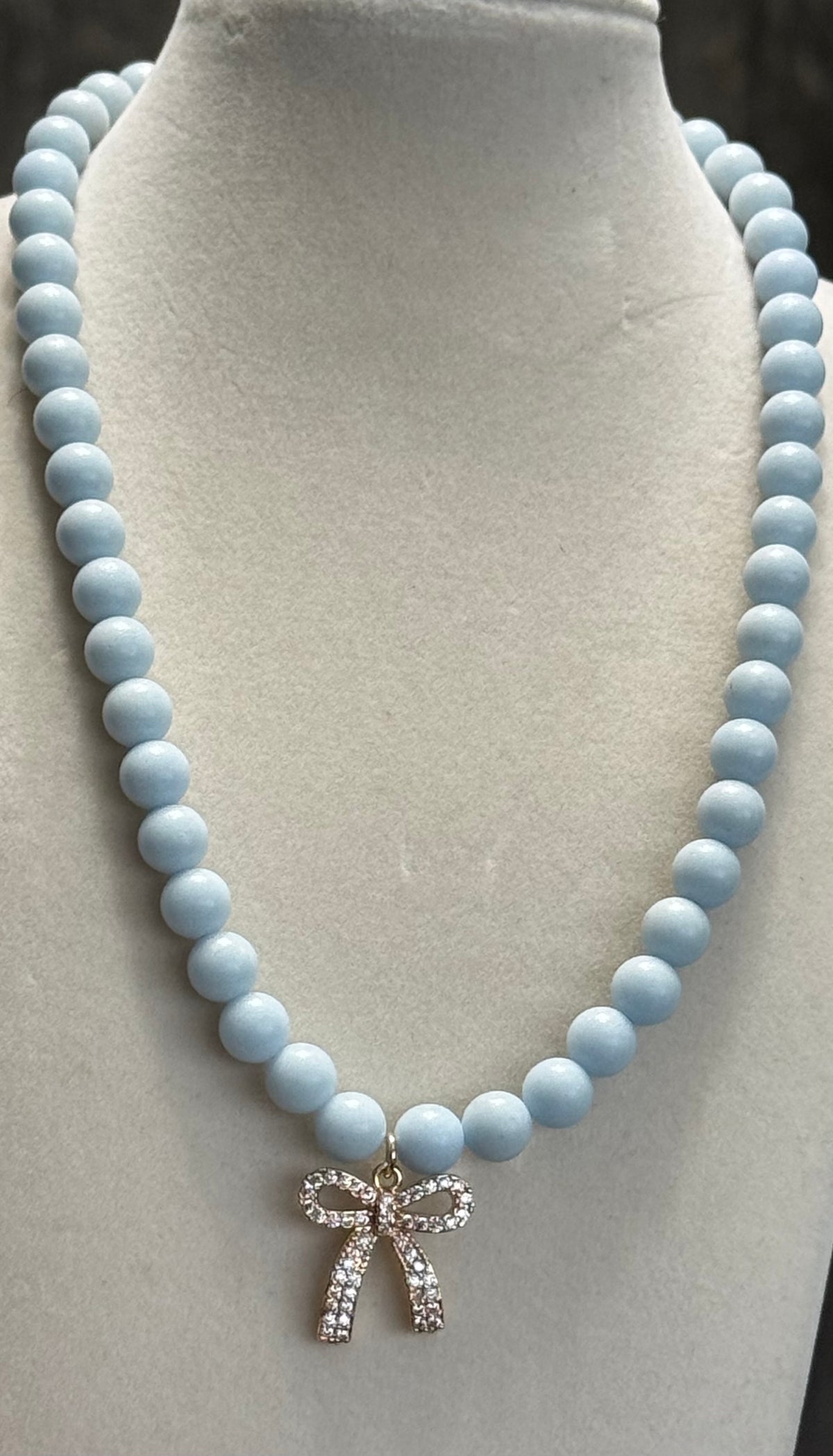 Handmade Acrylic Beaded Charm Necklace