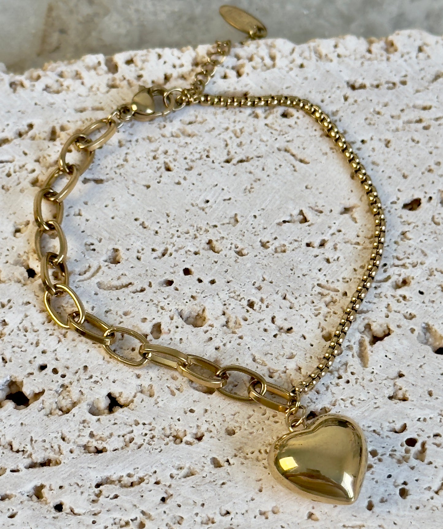 Heart Charm Bracelet