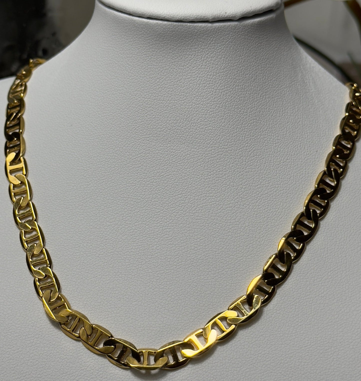 18kt stainless steel gold plated chain - Figi Jewels