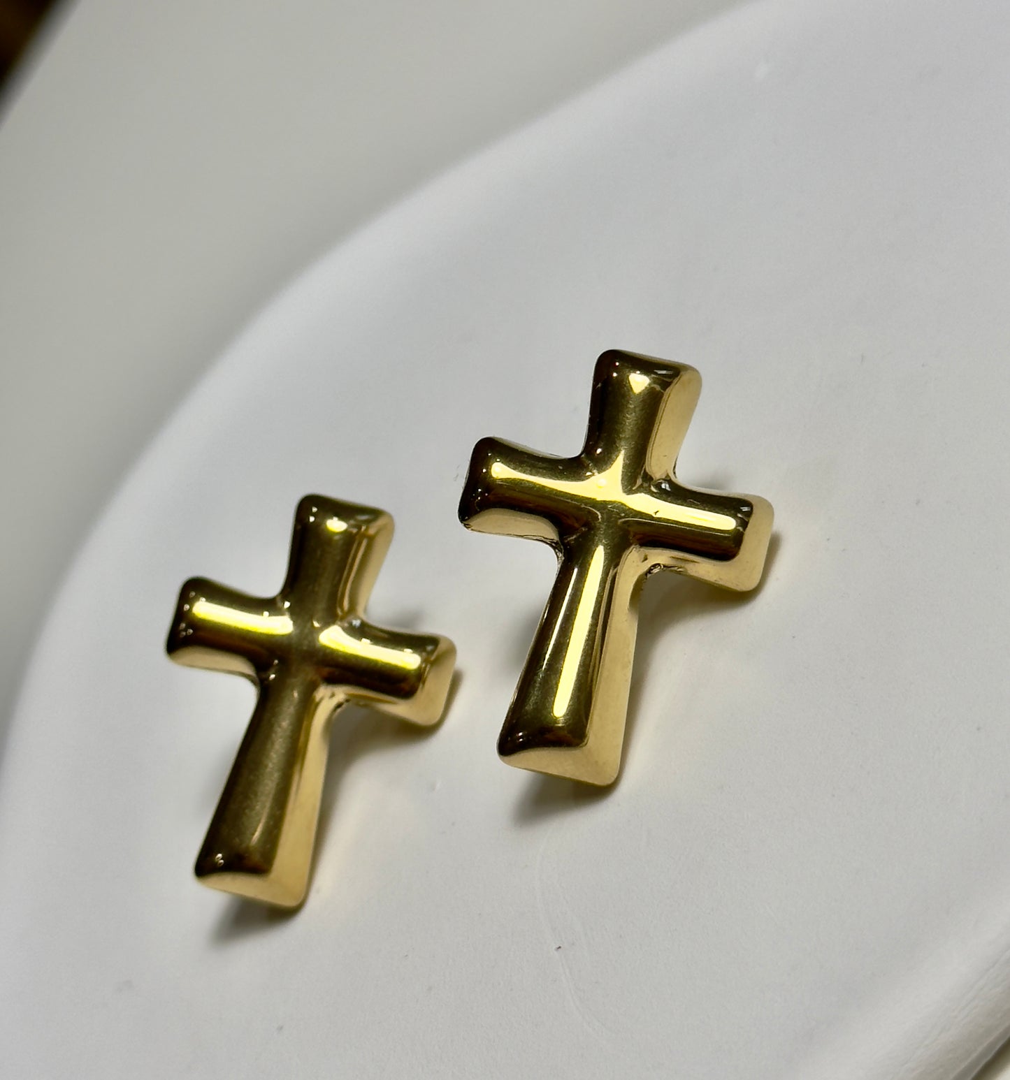 Chunky Cross/Bows Studs