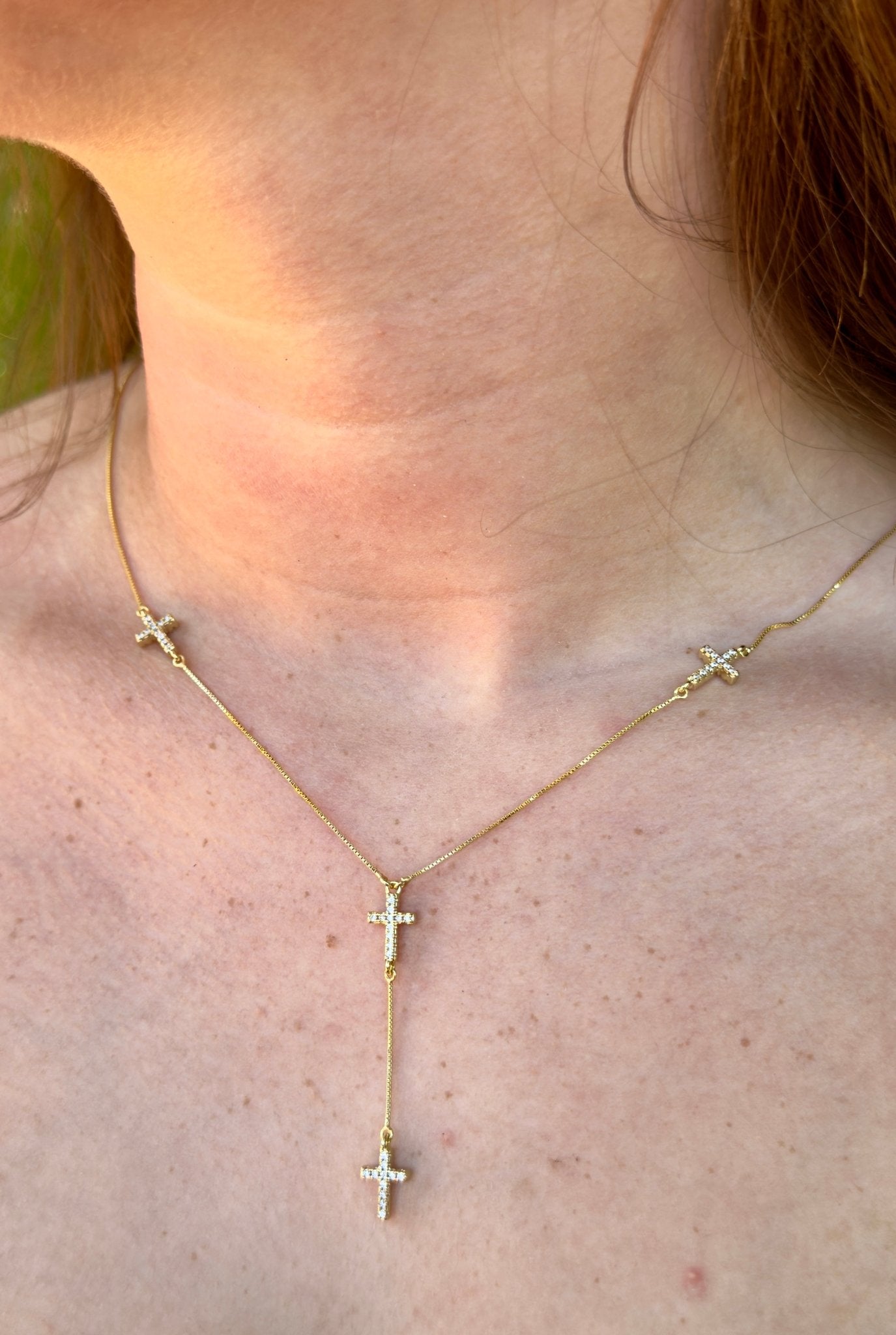 4 cross necklace - Figi JewelsNecklaces