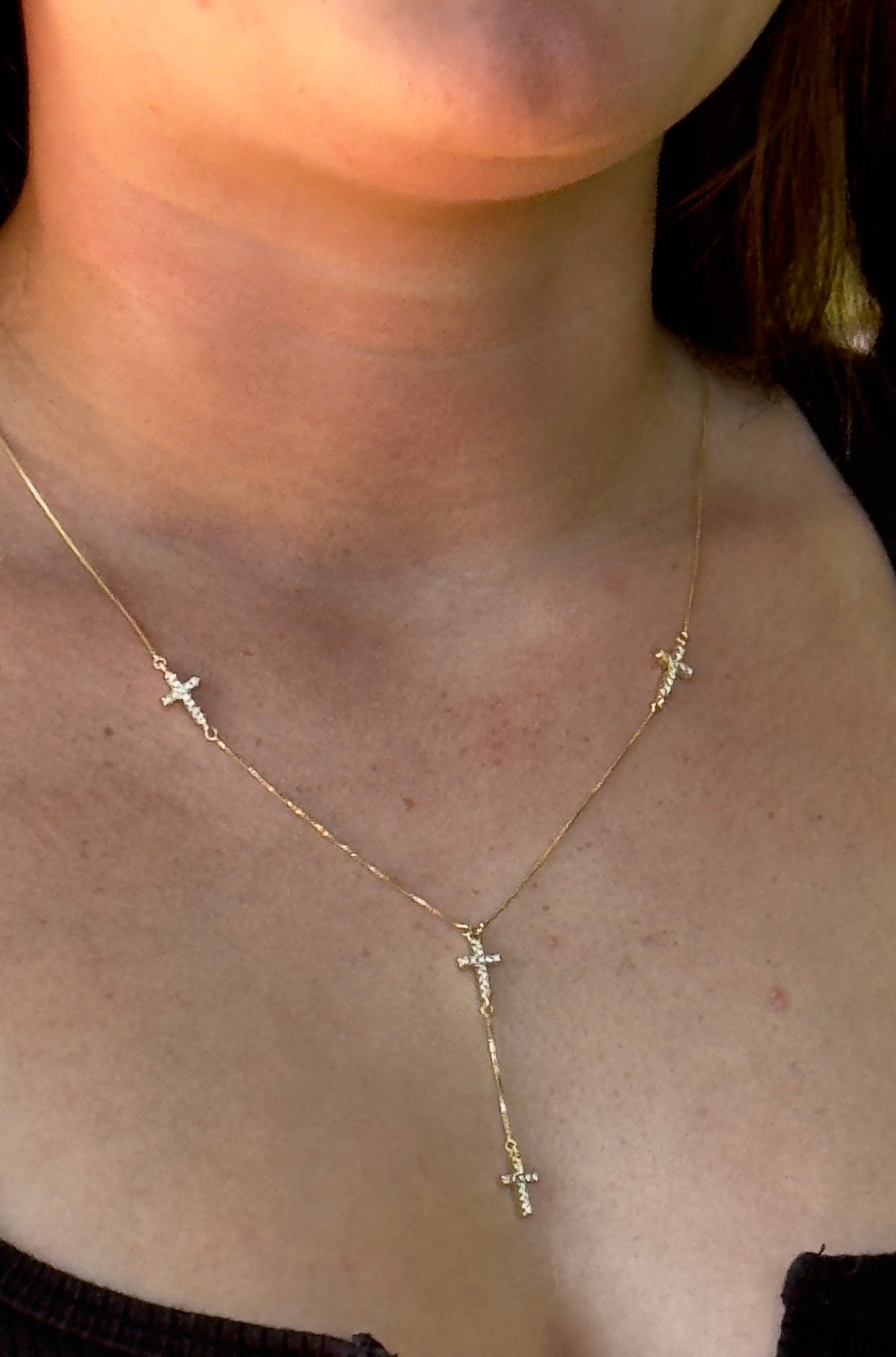 4 cross necklace - Figi JewelsNecklaces