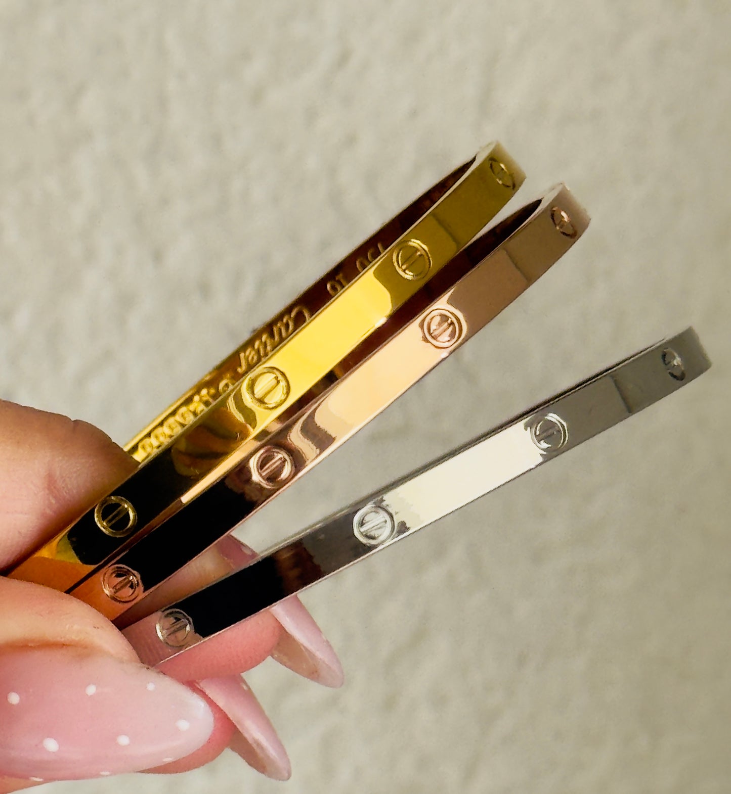 Screw Clip Lock Bangle