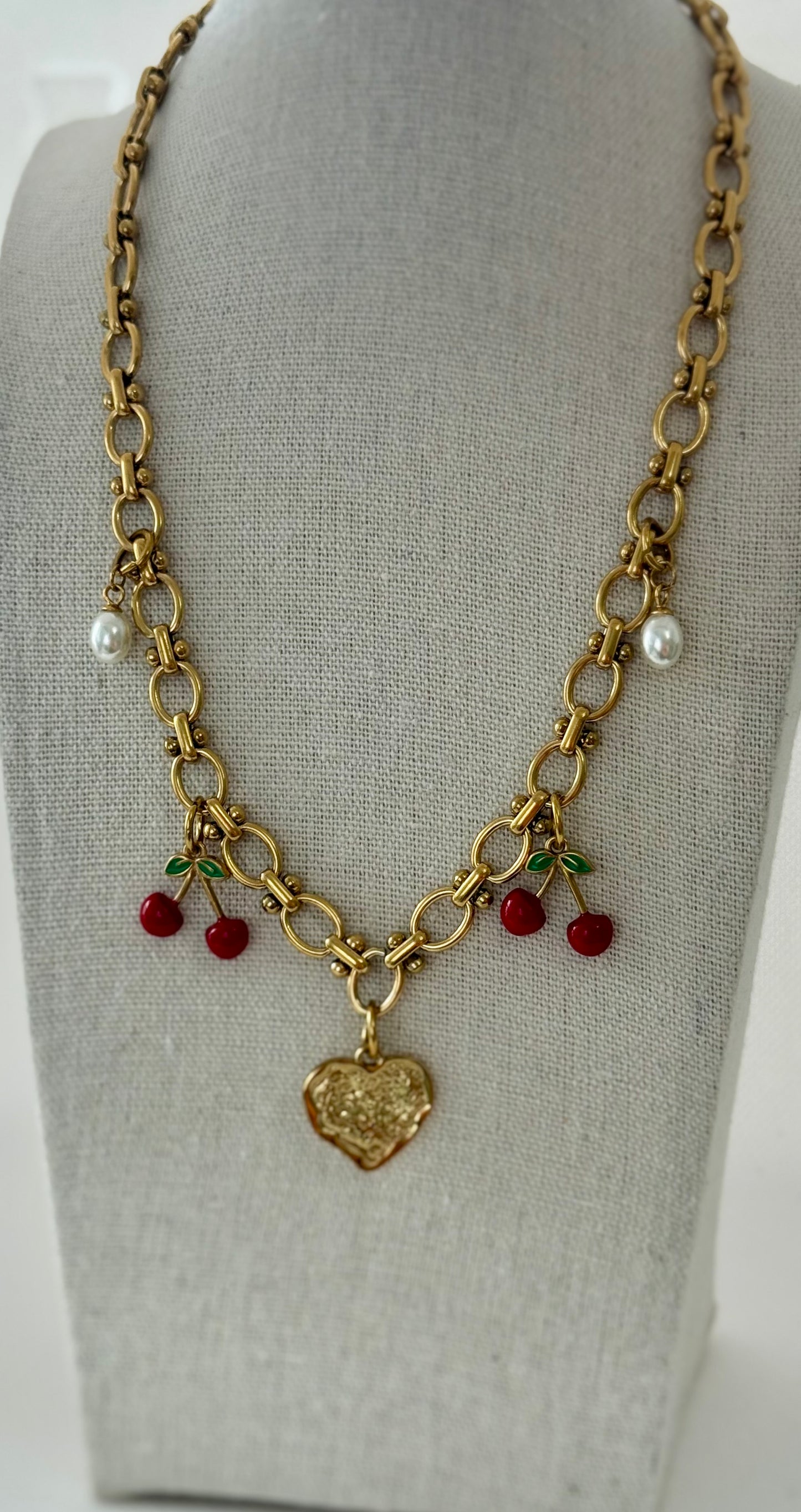 Heart 💛 🍒 Custom Necklace