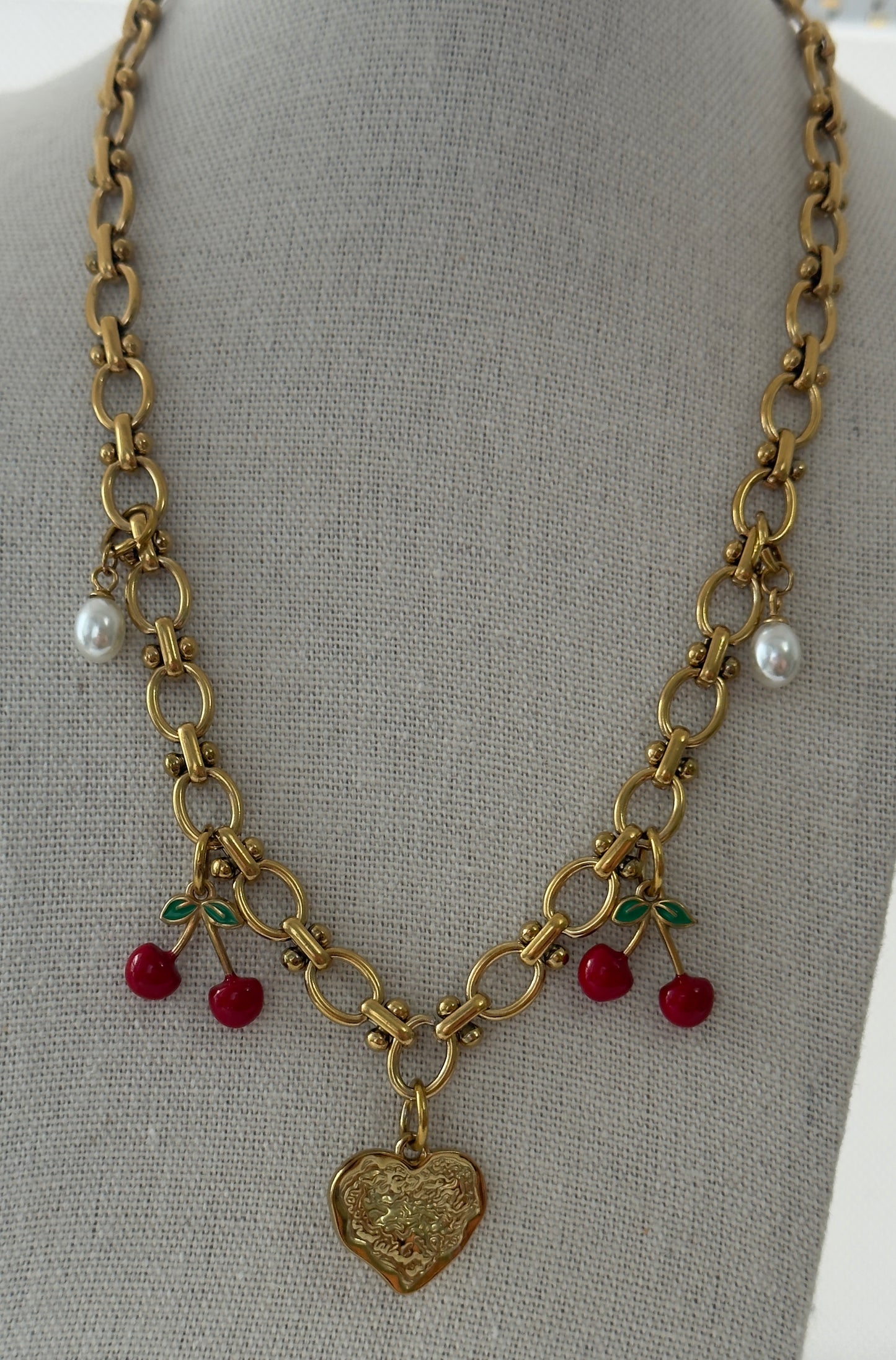 Heart 💛 🍒 Custom Necklace