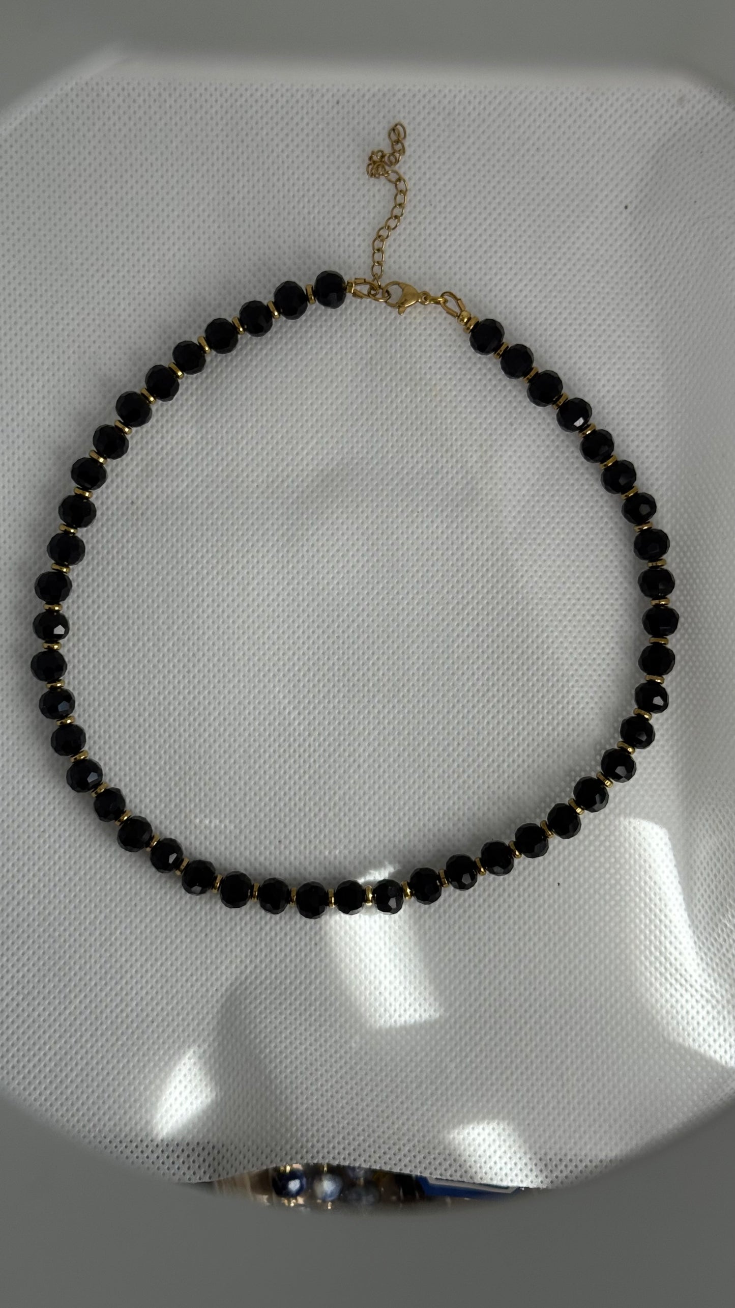 Cloud Agate Beaded Choker