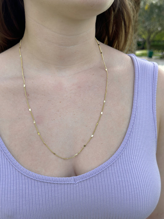 14KT Laminated Gold Necklace