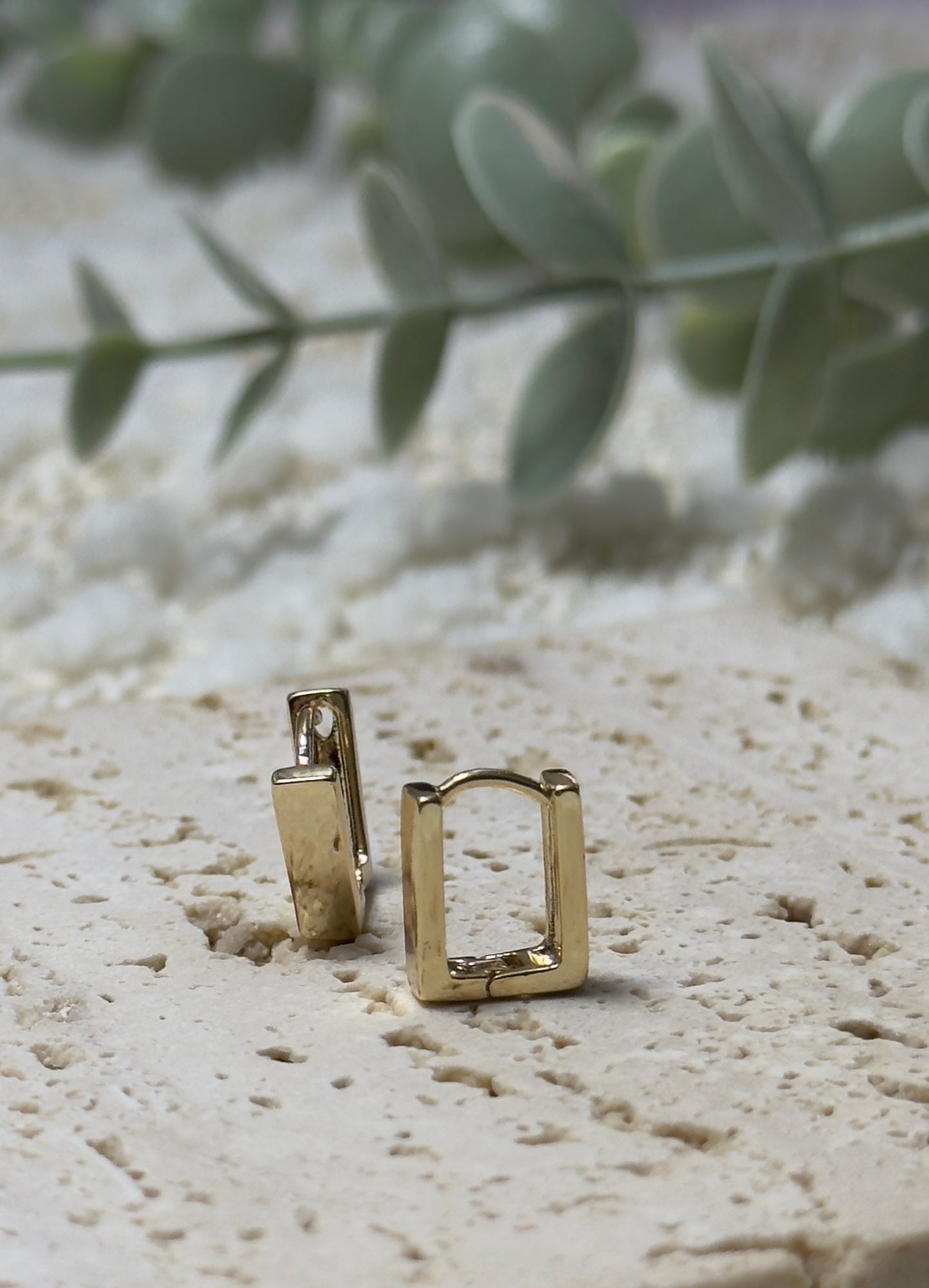 Small Square Hoop Earrings