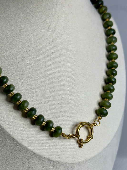 Forest Jade Toggle Necklace