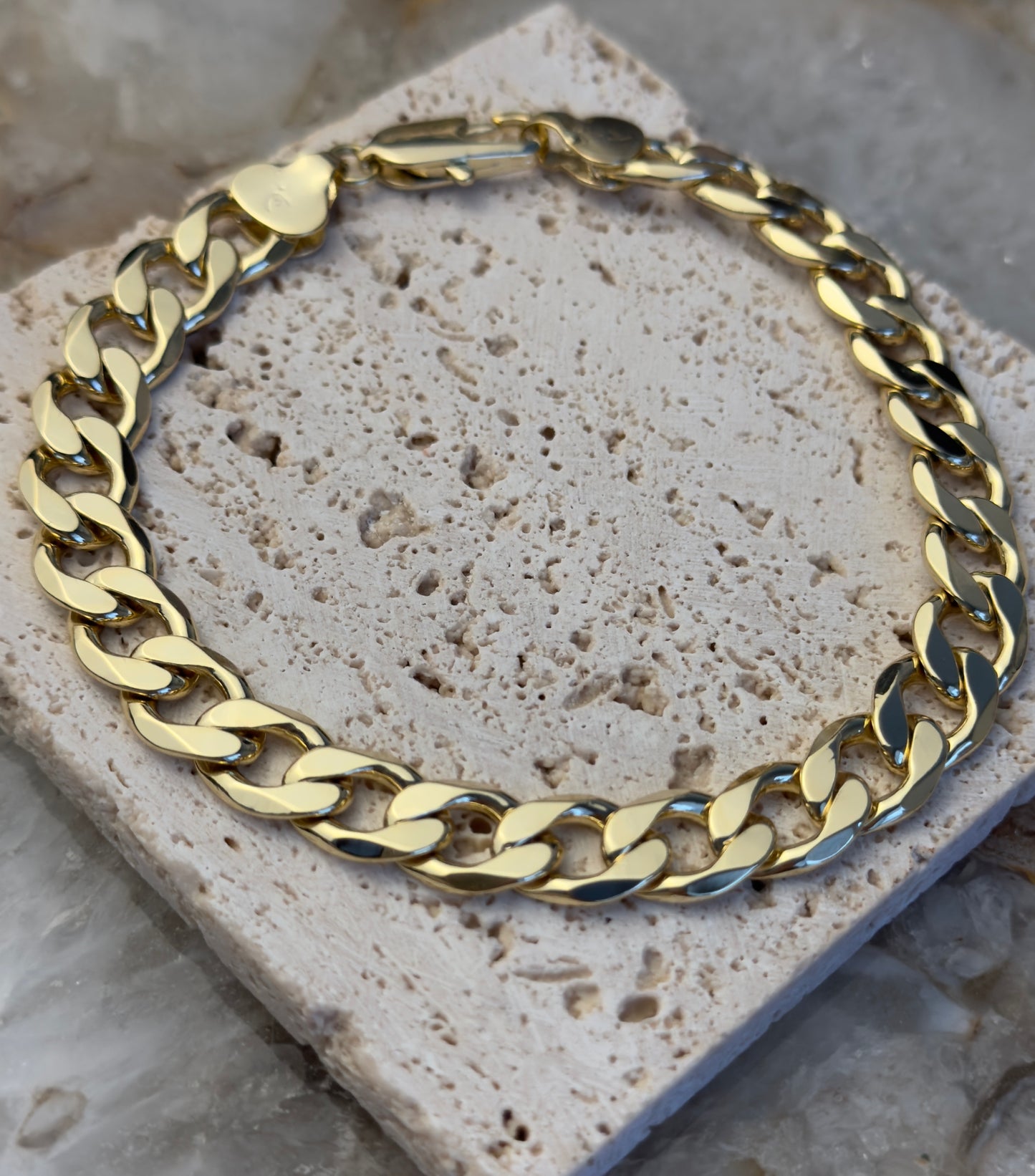 Chunky Cuban Link Anklet - (10MM)