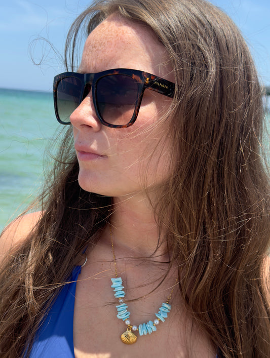 Star Shell Necklace Adjustable