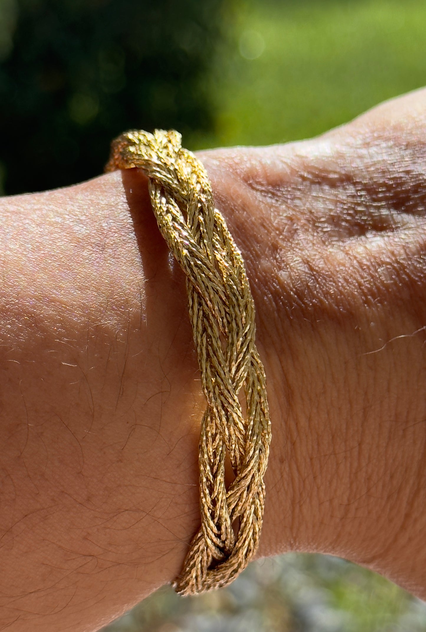 Braided Style Cuff Bangle