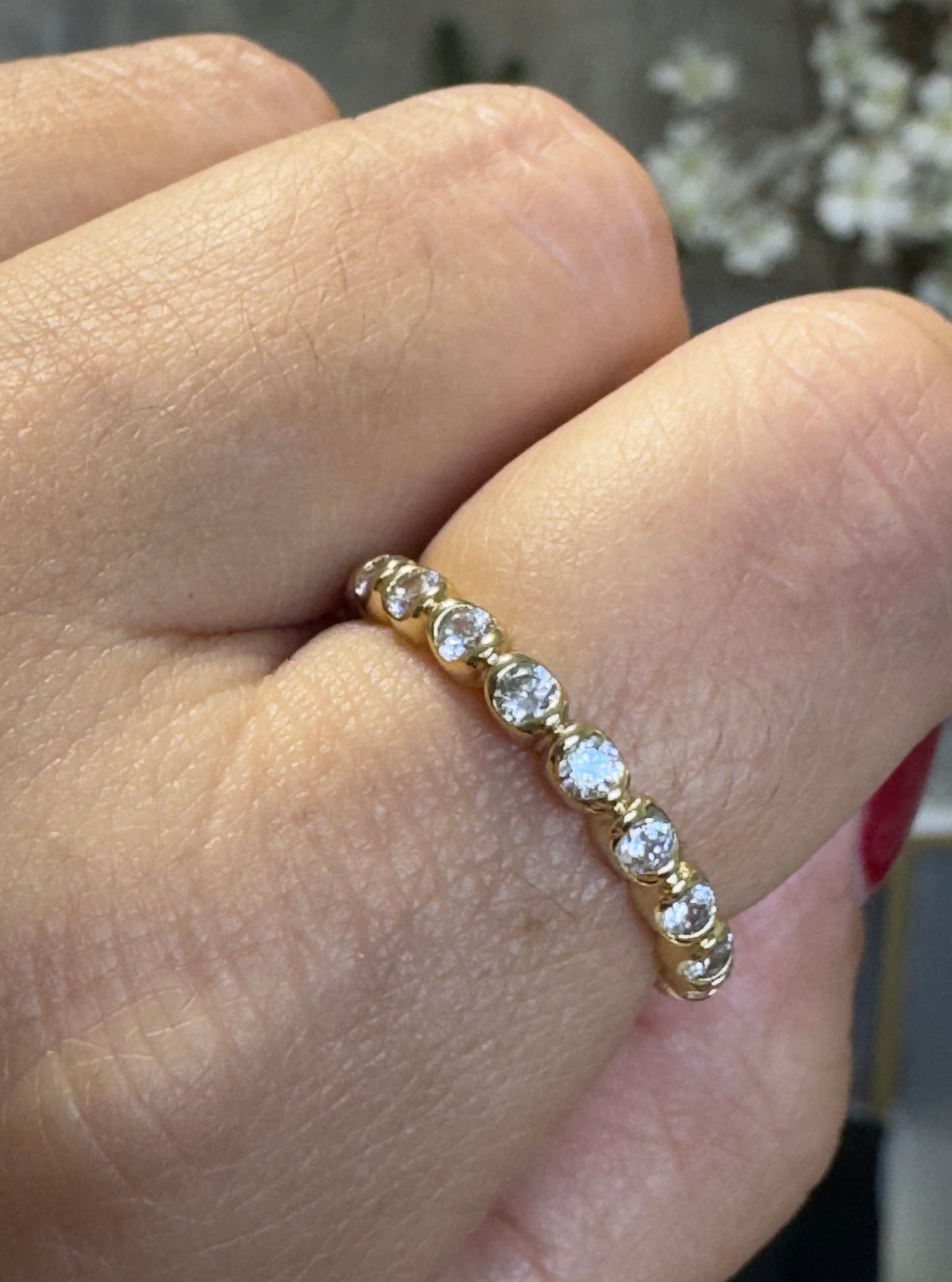 Round Eternity Band Ring