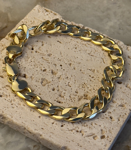 Chunky Cuban Link Anklet - (10MM)