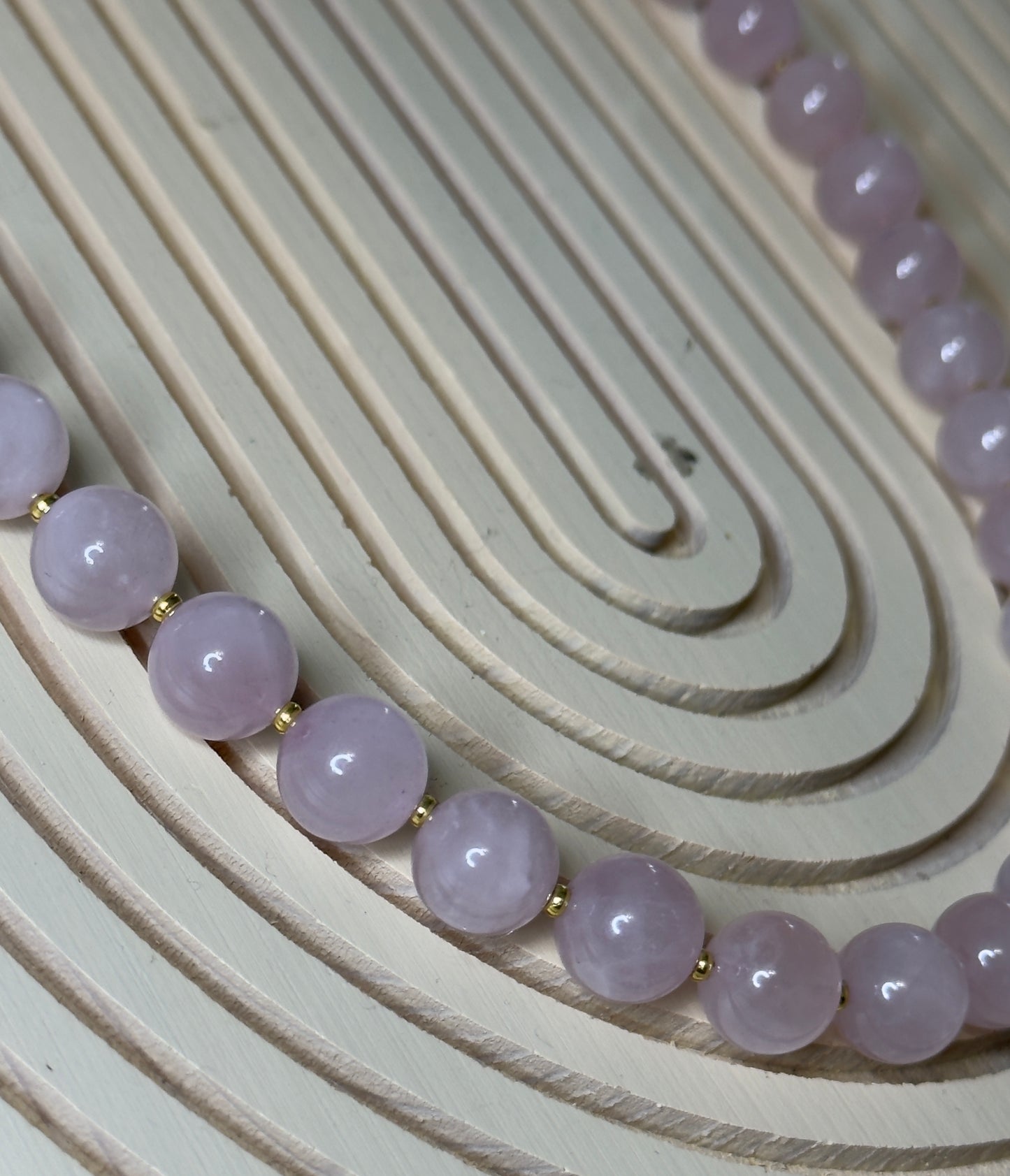 Rose Quartz Beaded Necklace