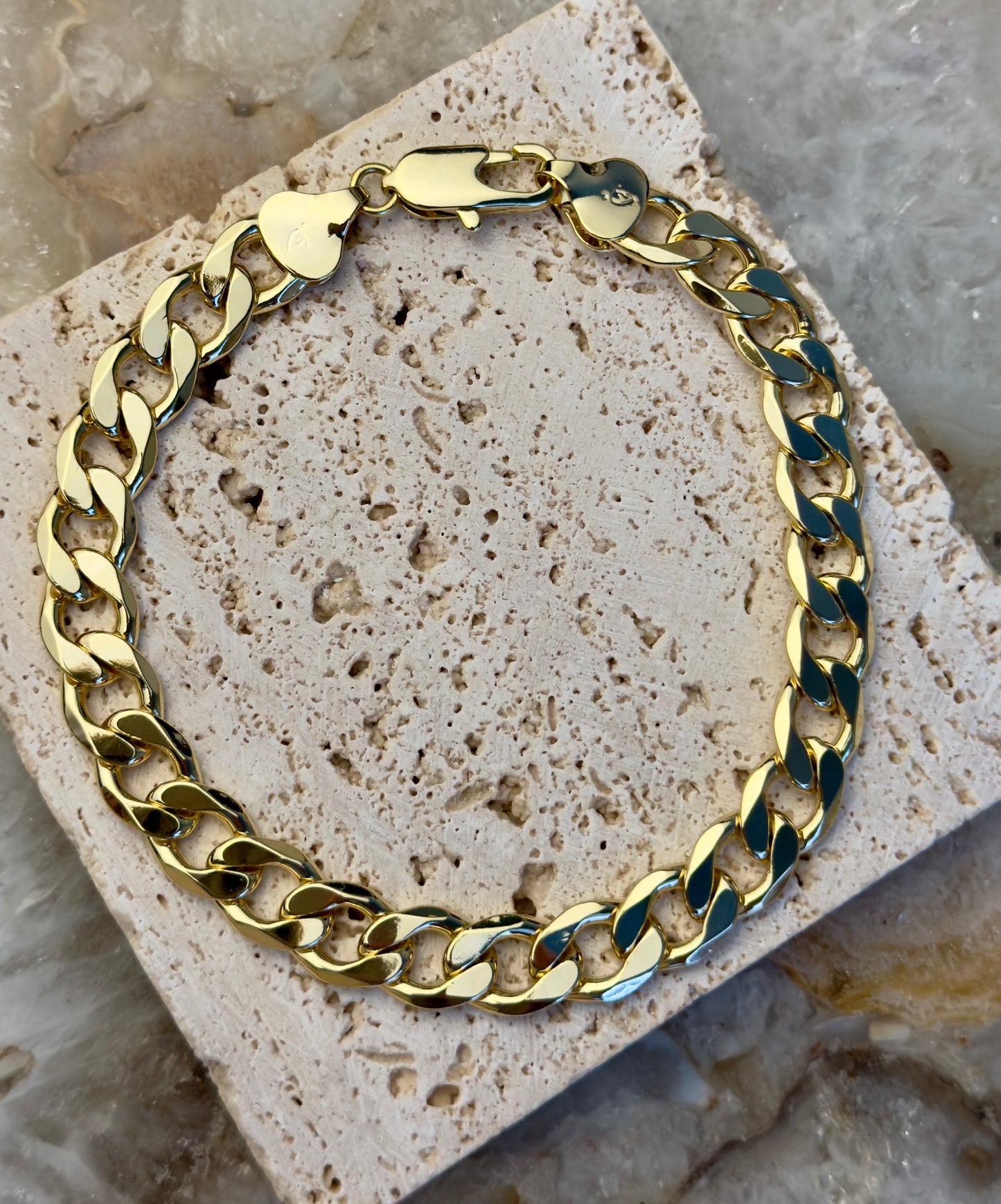 Chunky Cuban Link Anklet - (10MM)