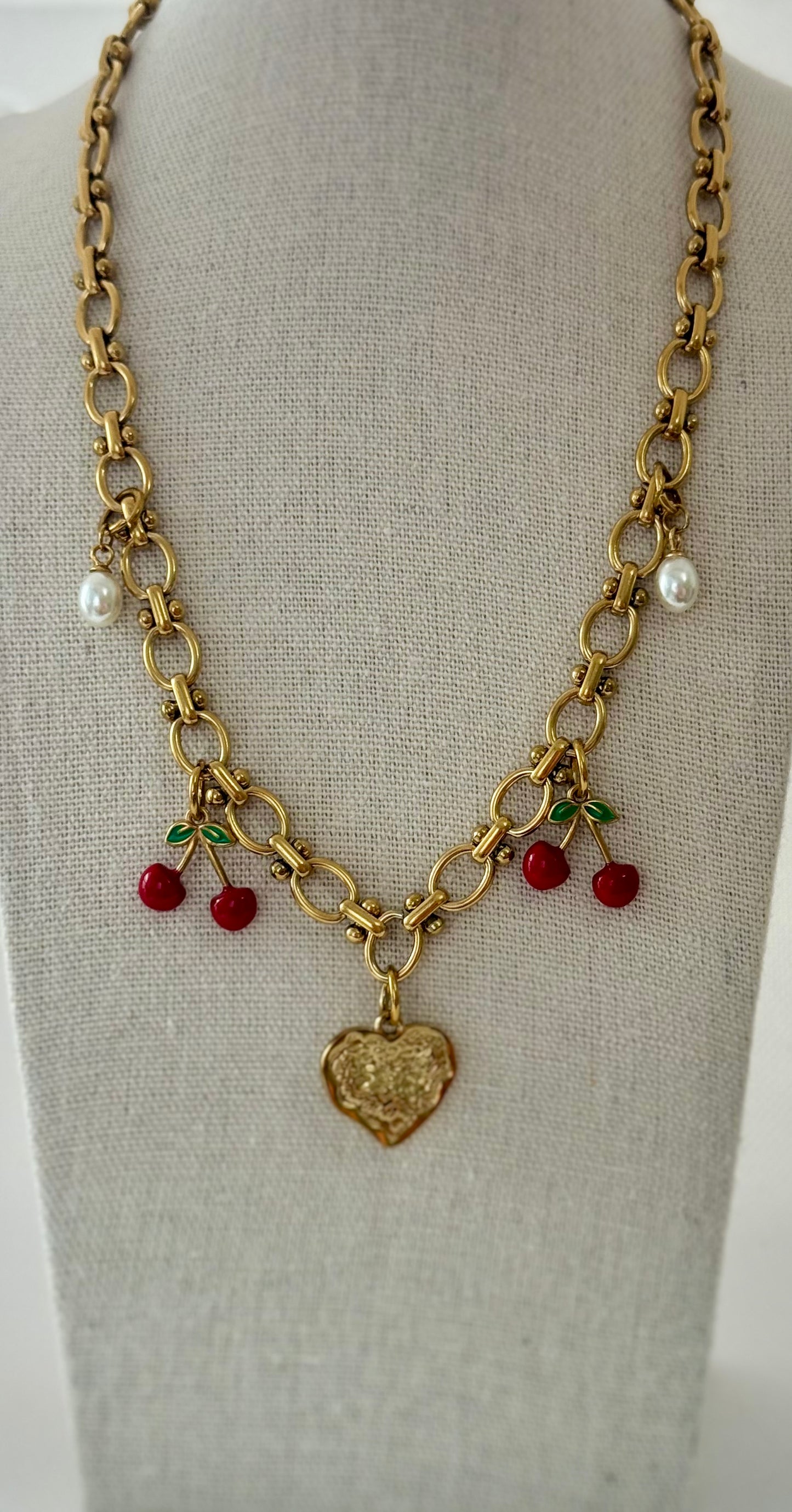 Heart 💛 🍒 Custom Necklace