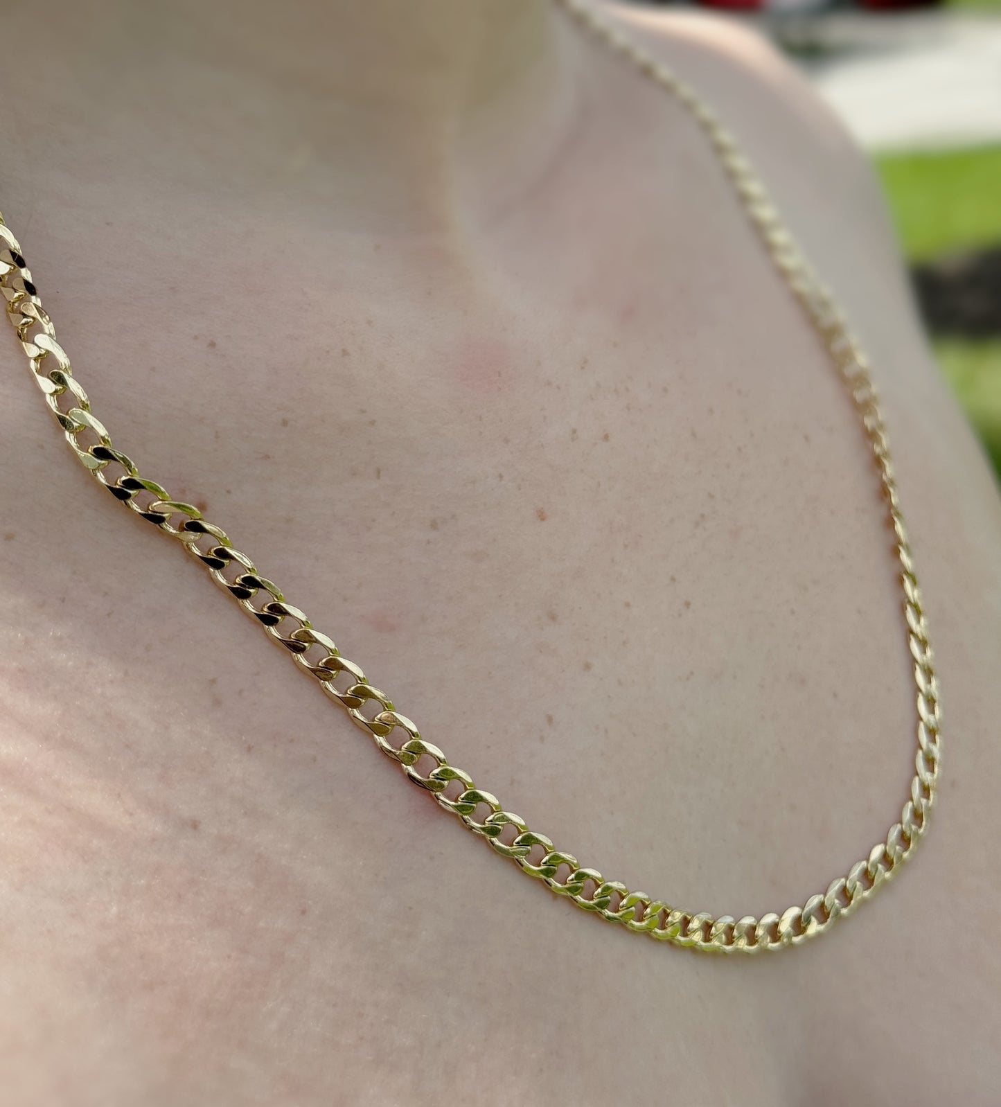 Cuban Necklace (4mm) wide link