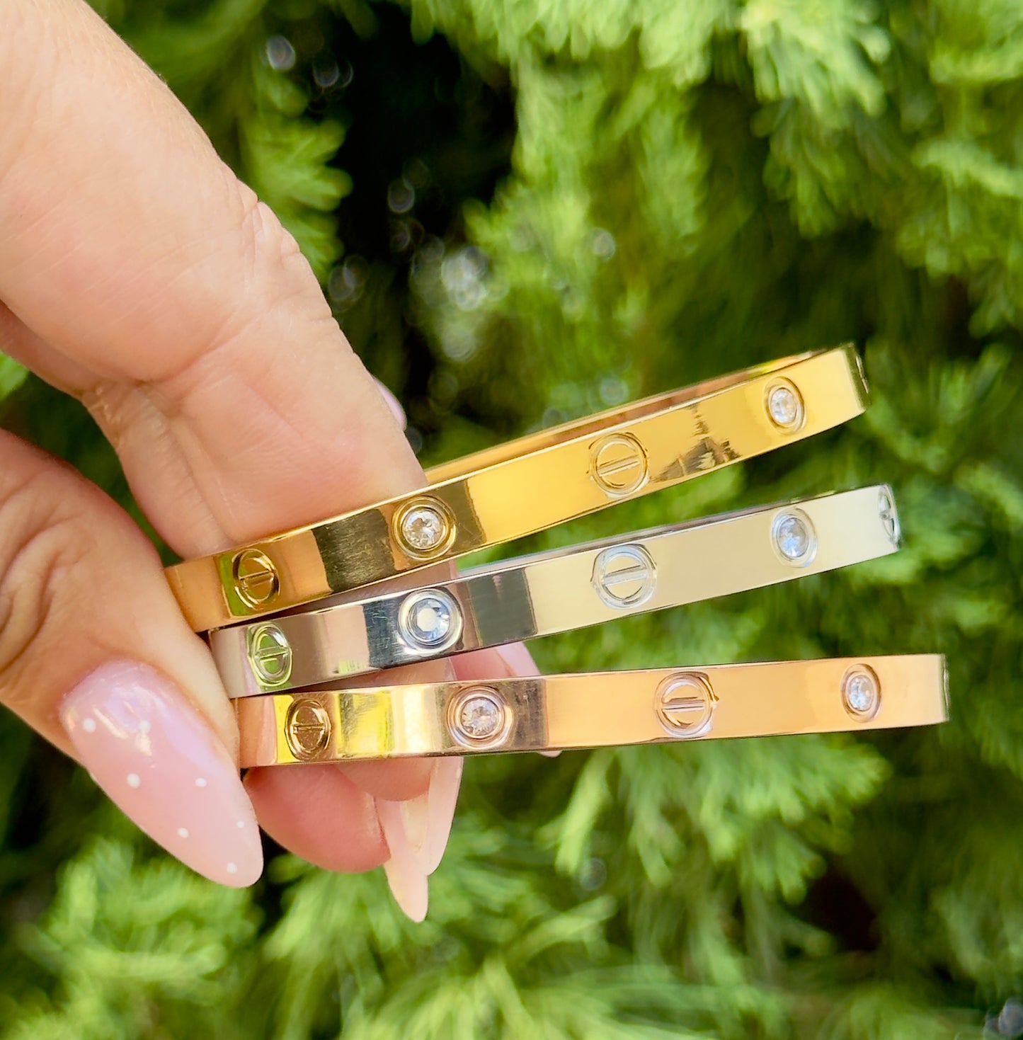 Screw Clip Lock Bangle