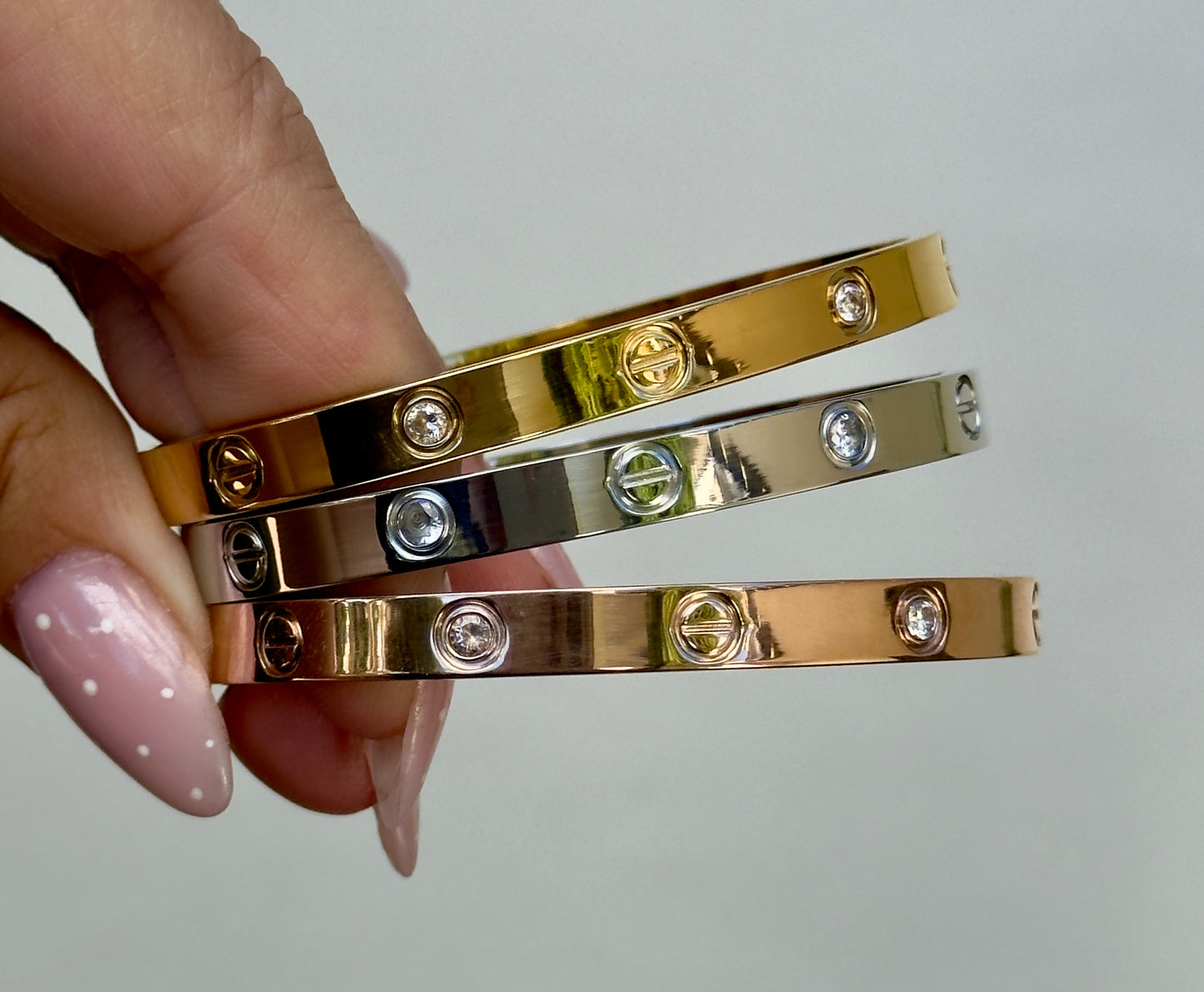 Screw Clip Lock Bangle