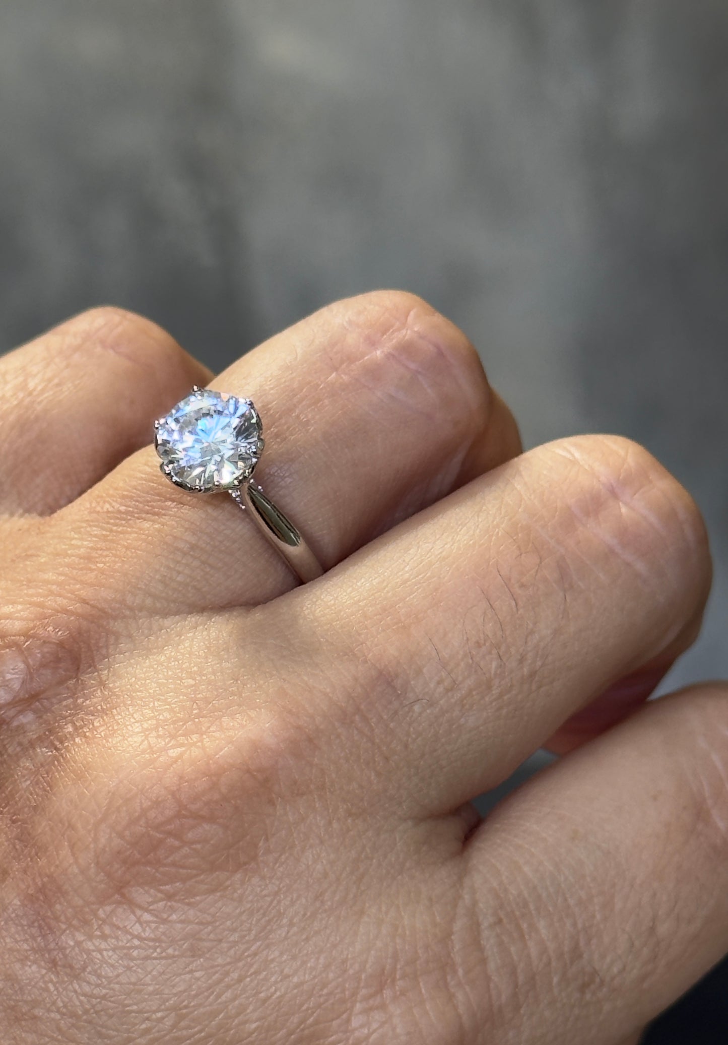 Timeless Round Solitaire Ring