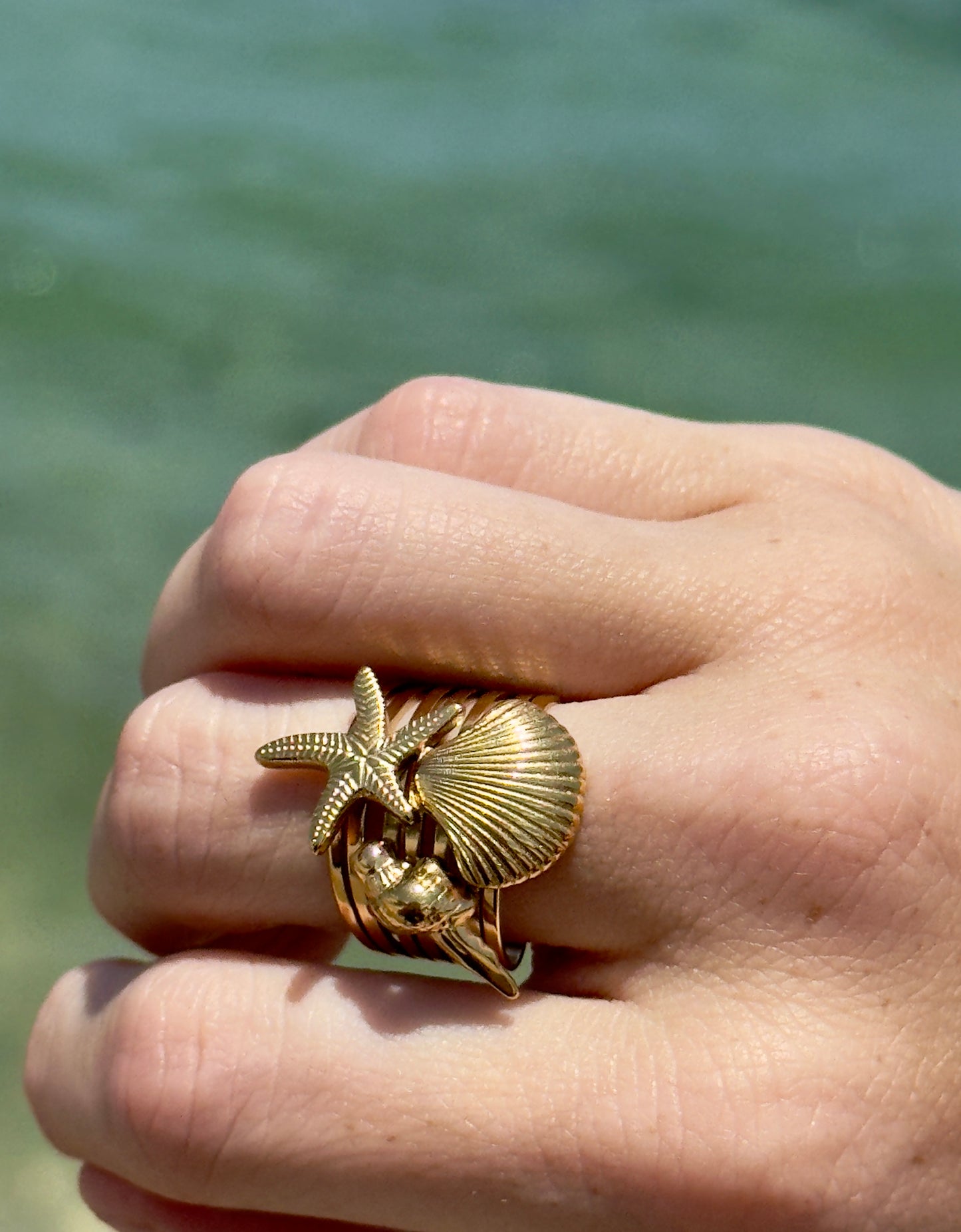 Sea Trio Ring Adjustable