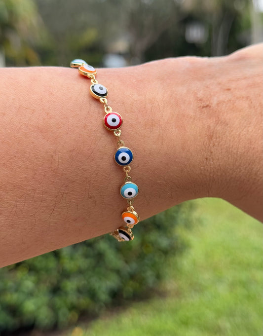 Multi-Color Eye Bracelet