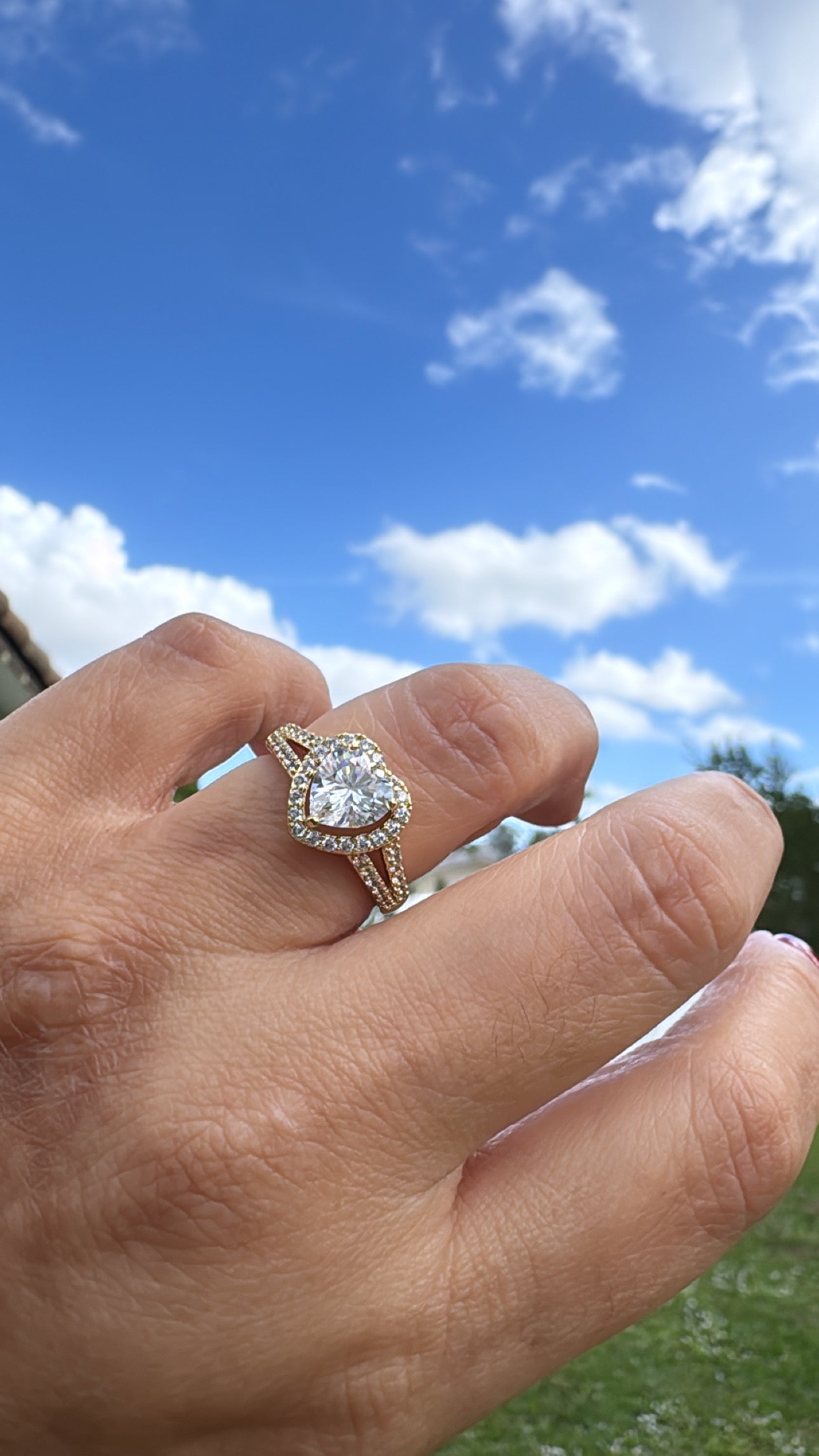 Forever Love Heart Solitaire