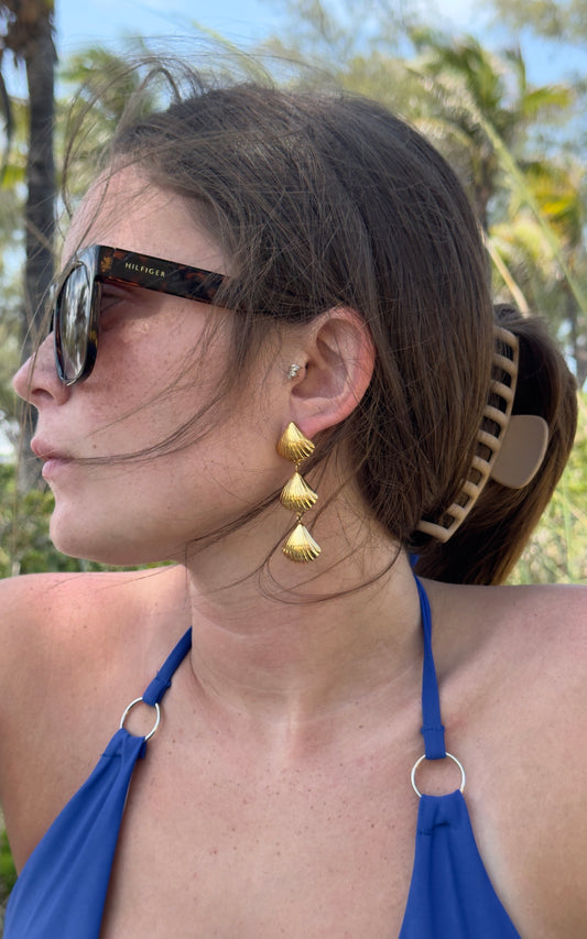 Sea Shell Dangle Earrings