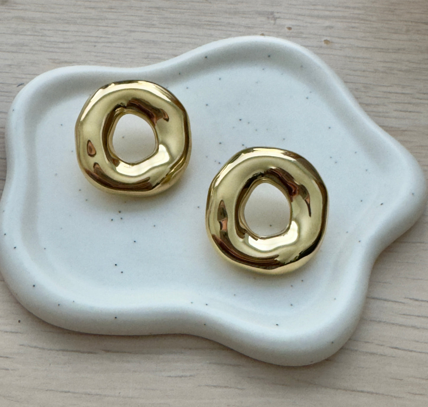 Bold Chunky Circle Earrings