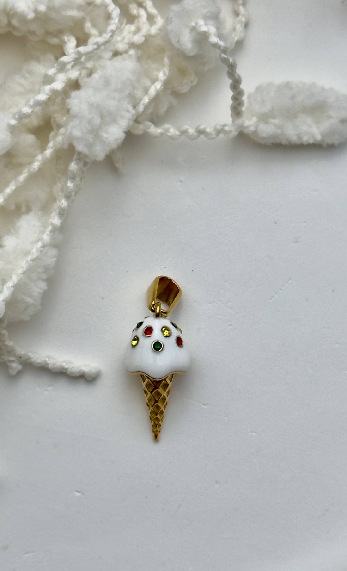 Ice Cream Cone Charm