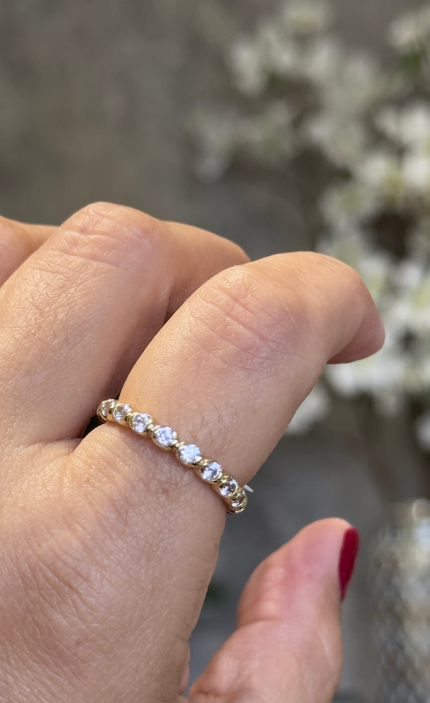 Round Eternity Band Ring