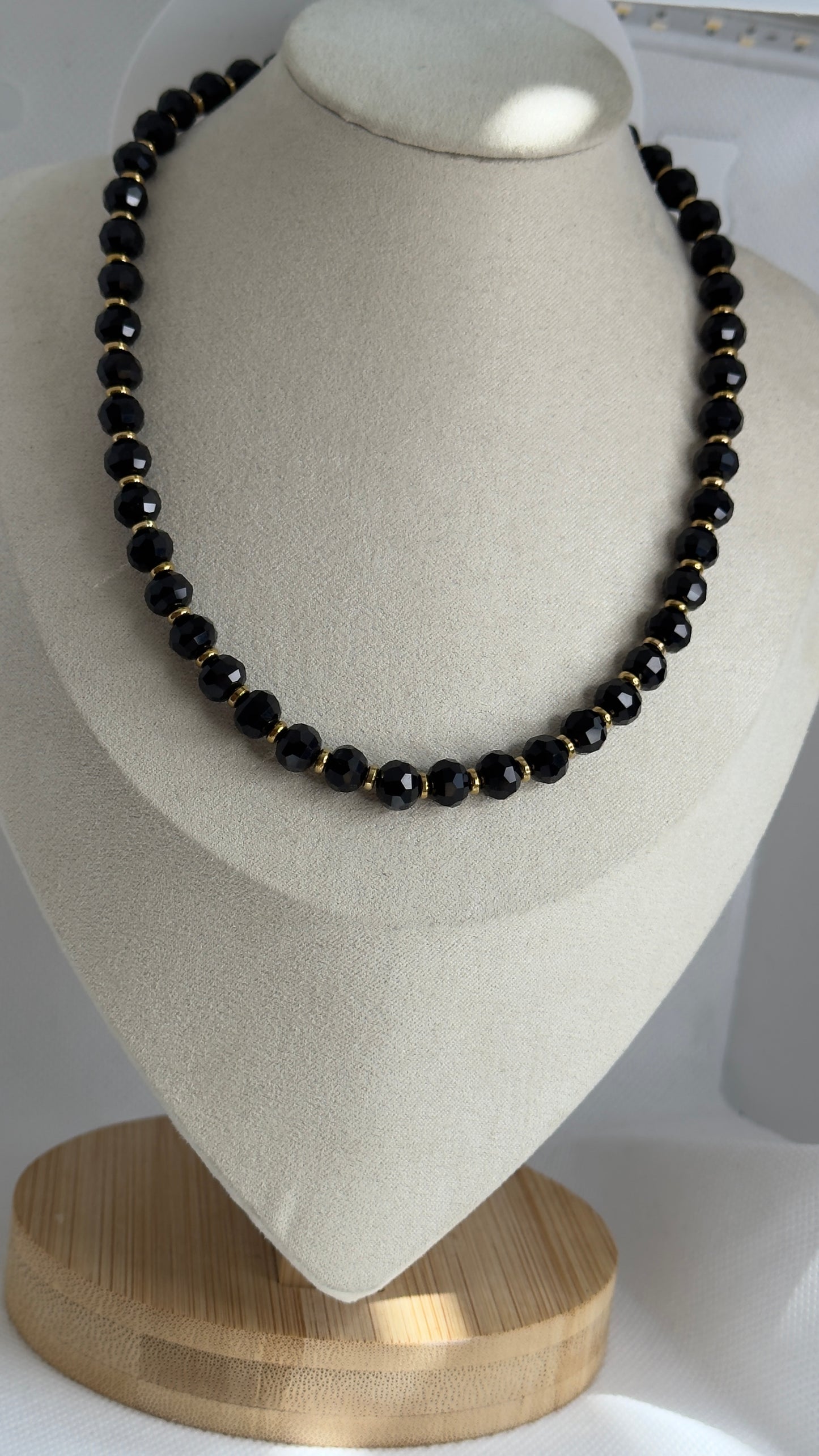 Cloud Agate Beaded Choker